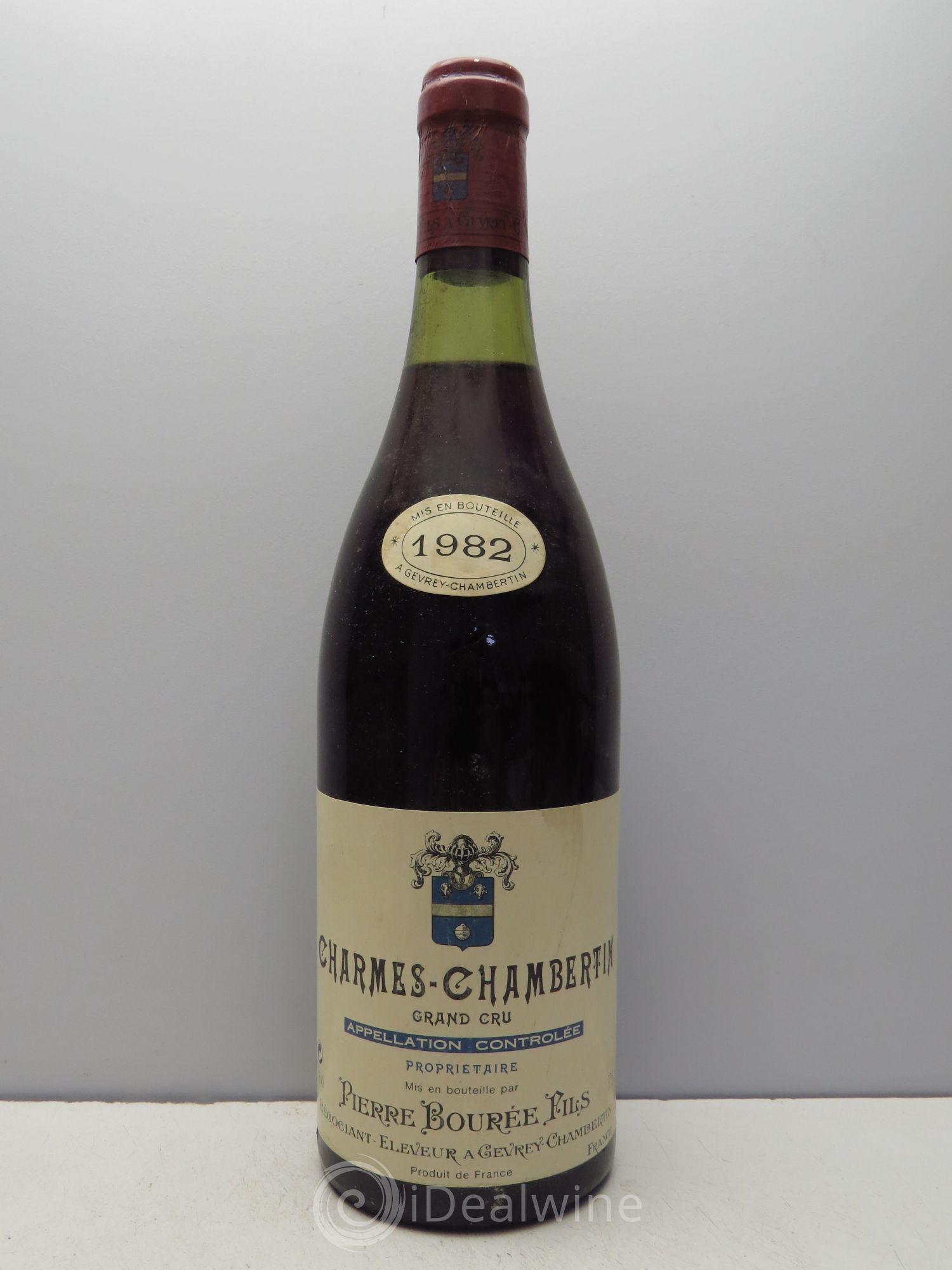 Charmes-Chambertin Grand Cru Pierre Bourrée 1982 - Lot de 1 bouteille - 0