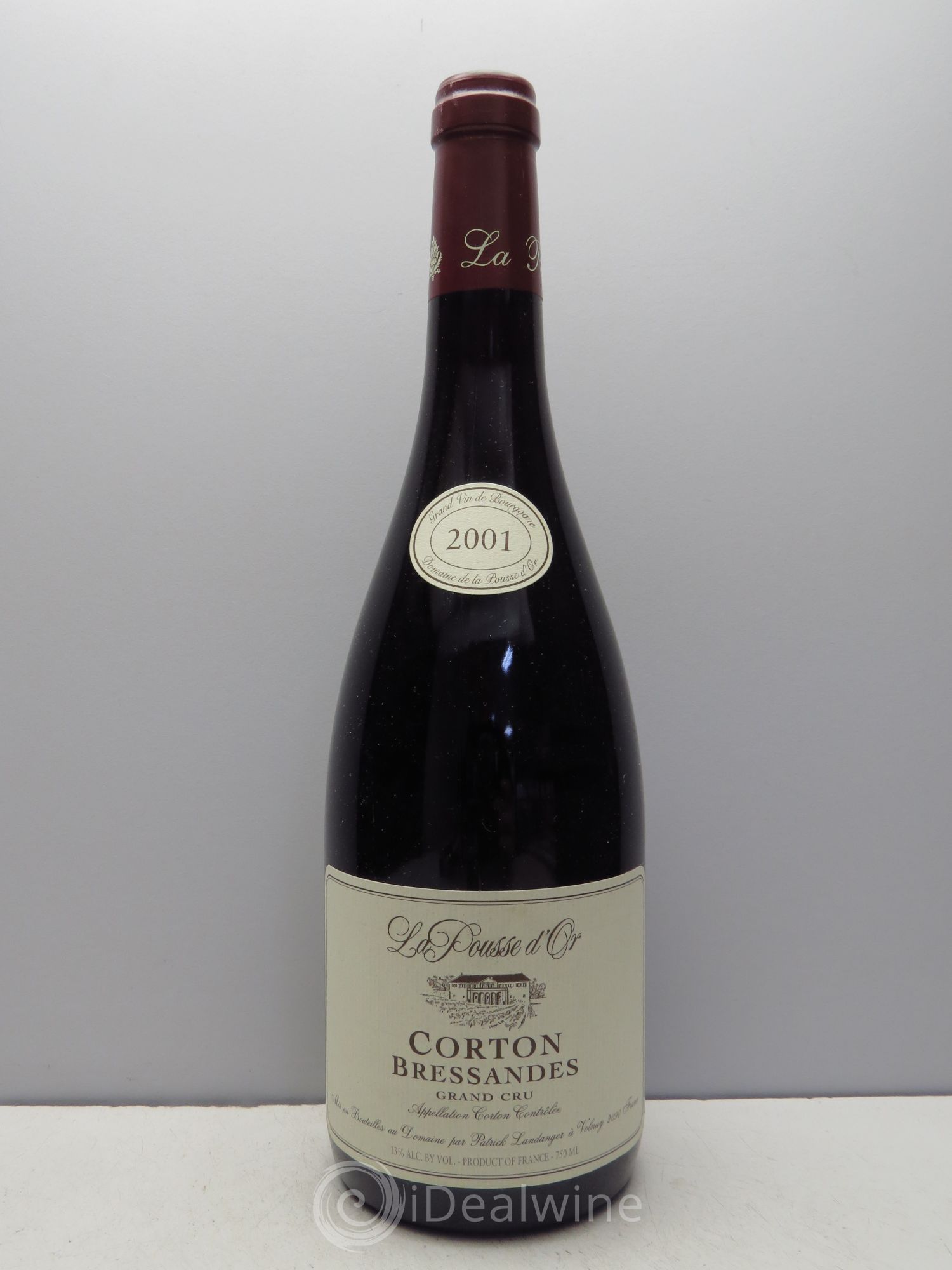 Corton Grand Cru Bressandes La Pousse d'Or (Domaine de) 2001 - Lot de 1 bouteille - 0