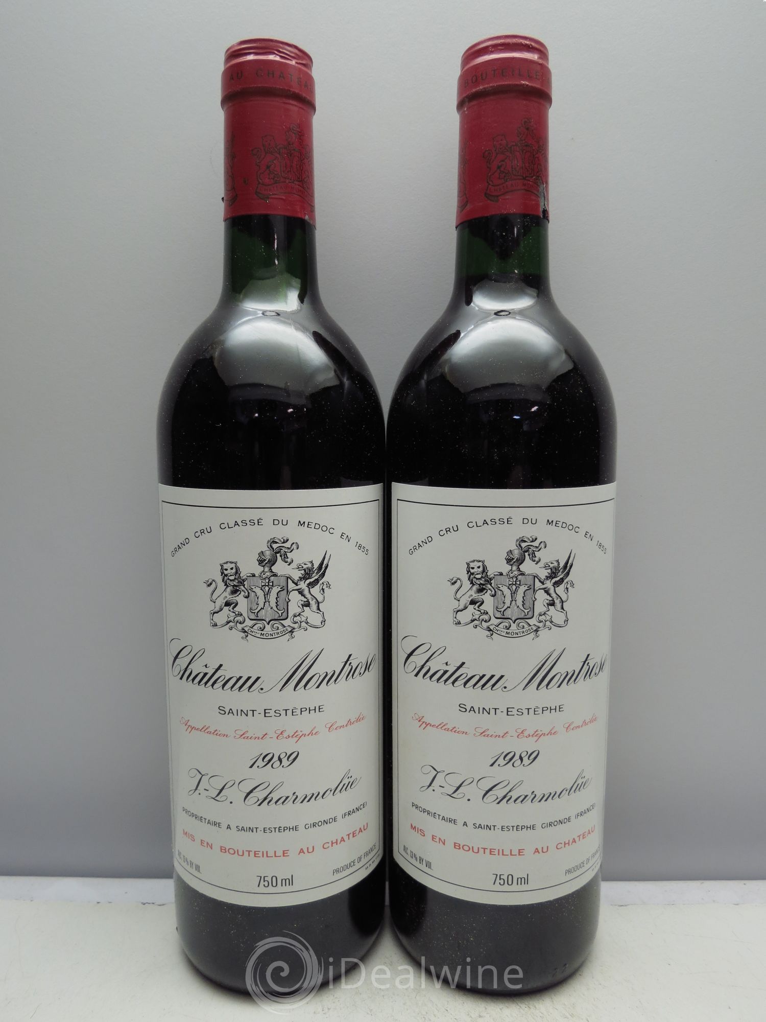 Château Montrose 2ème Grand Cru Classé 1989 - Lot de 12 bouteilles - 6