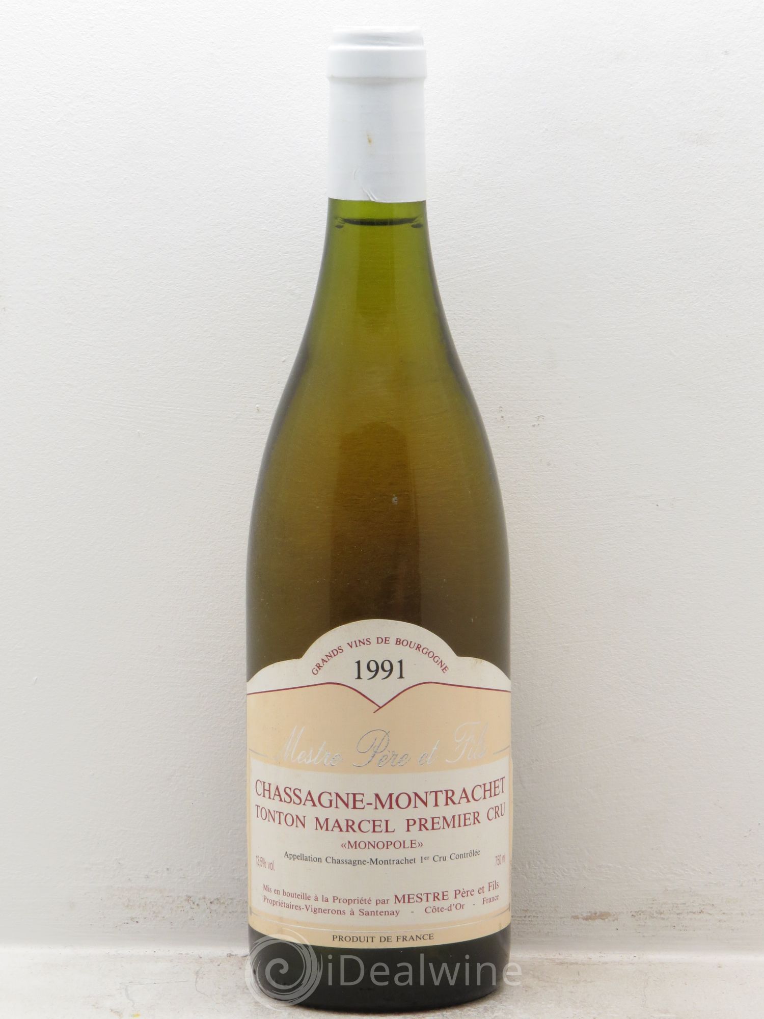 Chassagne-Montrachet 1er Cru Domaine Mestre 1991 - Posten von 1 Flasche - 0