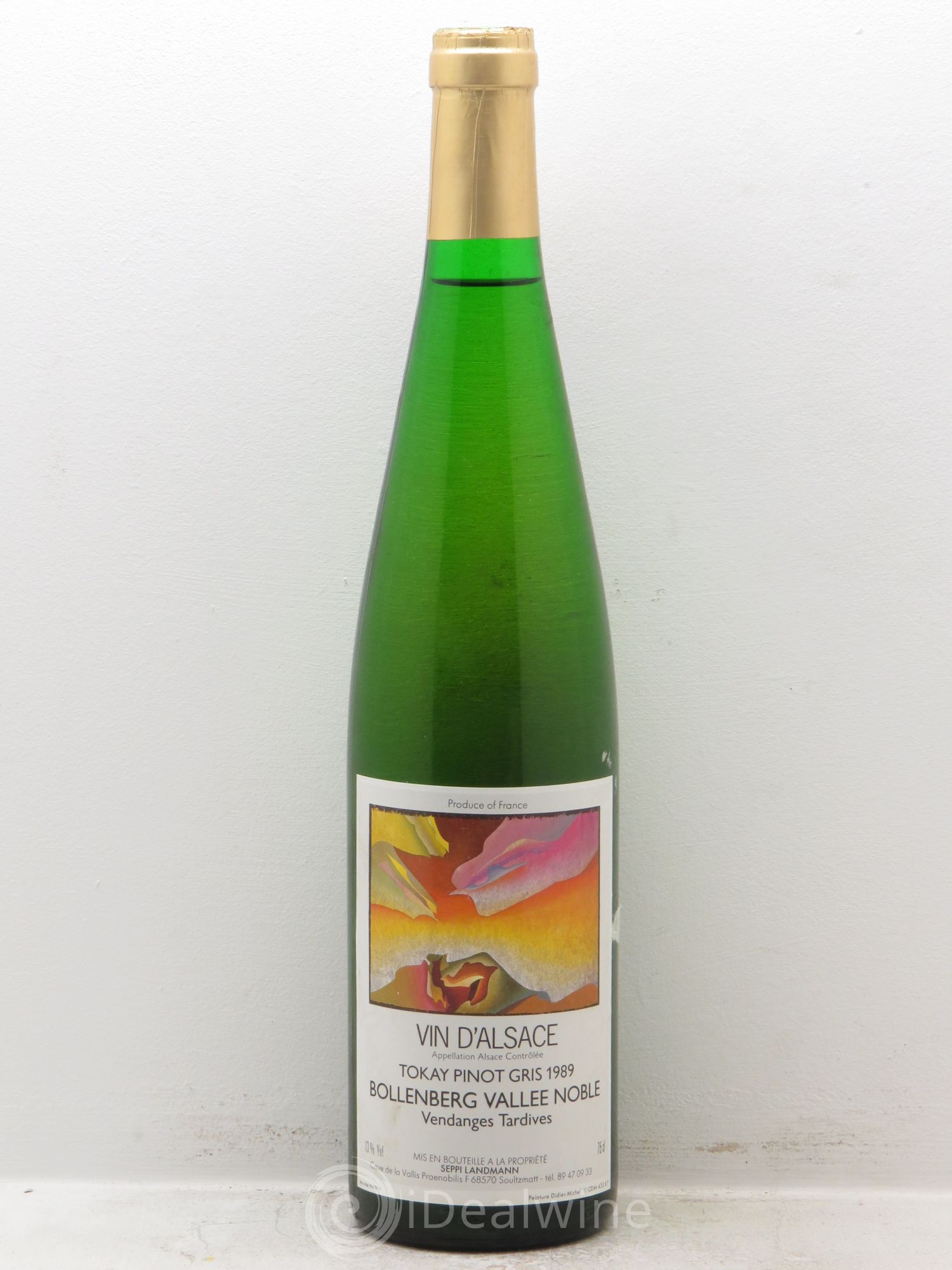 Pinot Gris (Tokay) Vendanges Tardives Bollenberg Seppi (sans prix de réserve) 1989 - Lotto di 1 bottiglia - 0