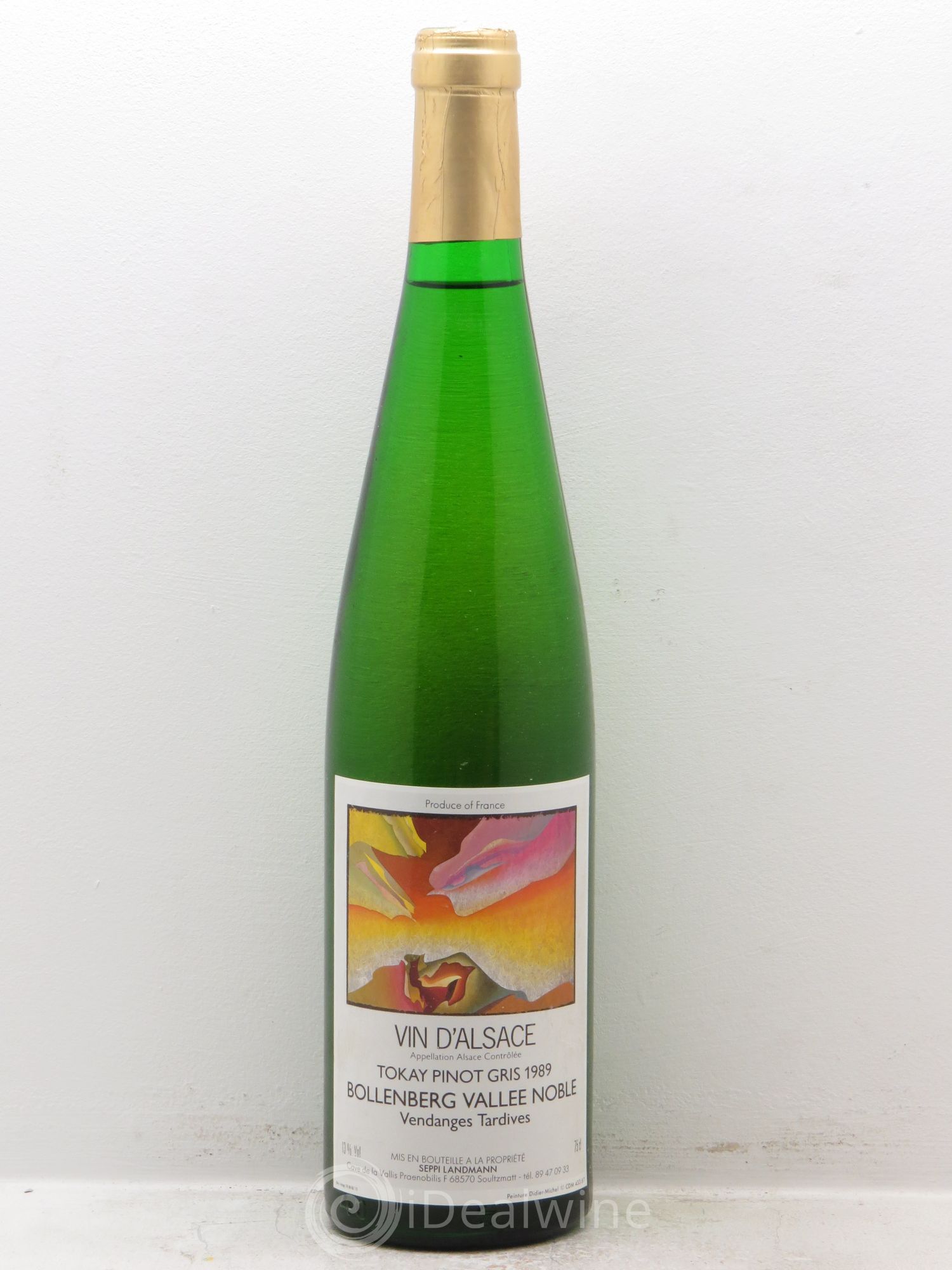 Pinot Gris (Tokay) Vendanges Tardives Bollenberg Seppi (sans prix de réserve) 1989 - Lotto di 1 bottiglia - 0