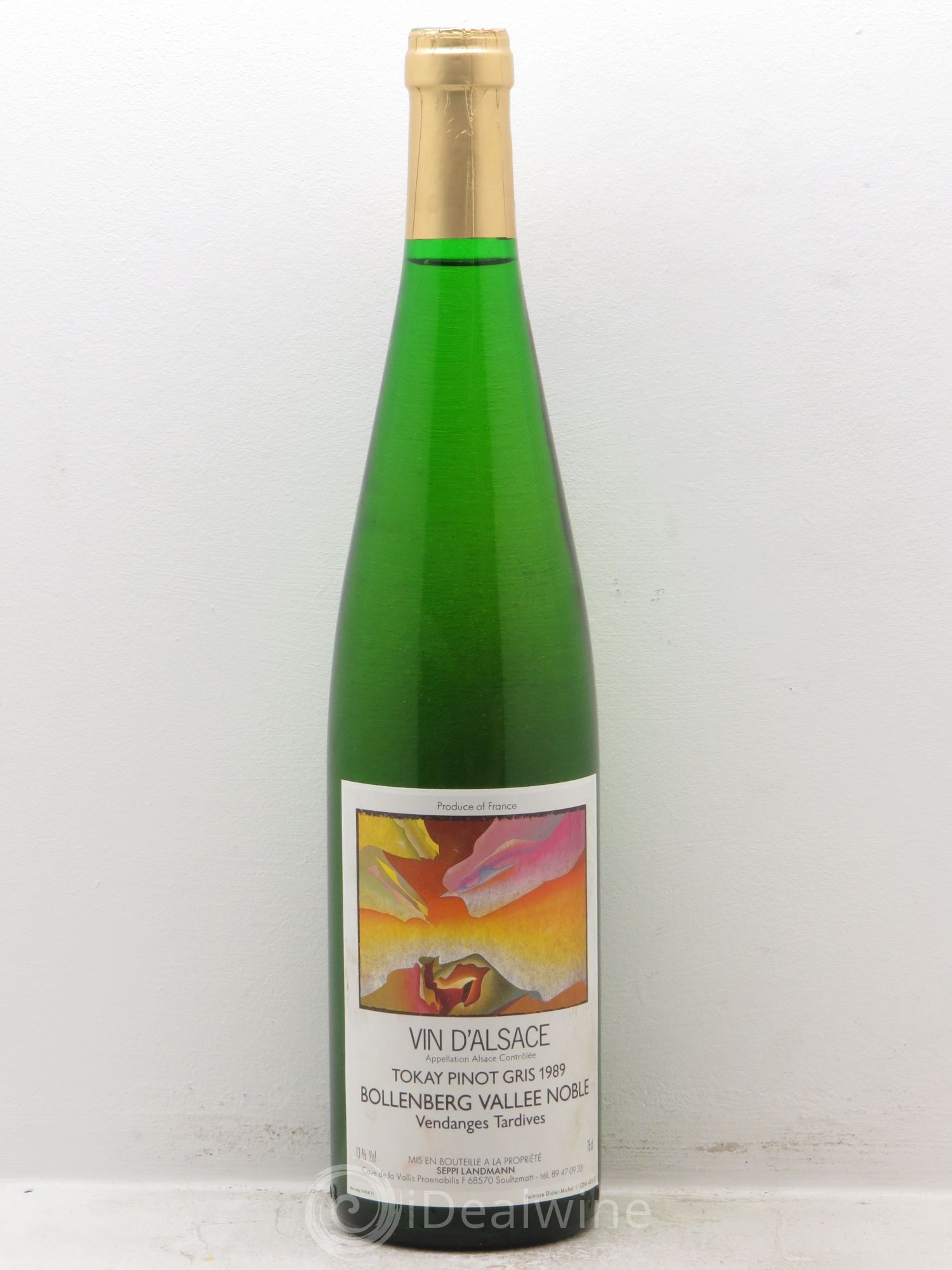 Pinot Gris (Tokay) Vendanges Tardives Bollenberg Seppi 1989 - Lotto di 1 bottiglia - 0