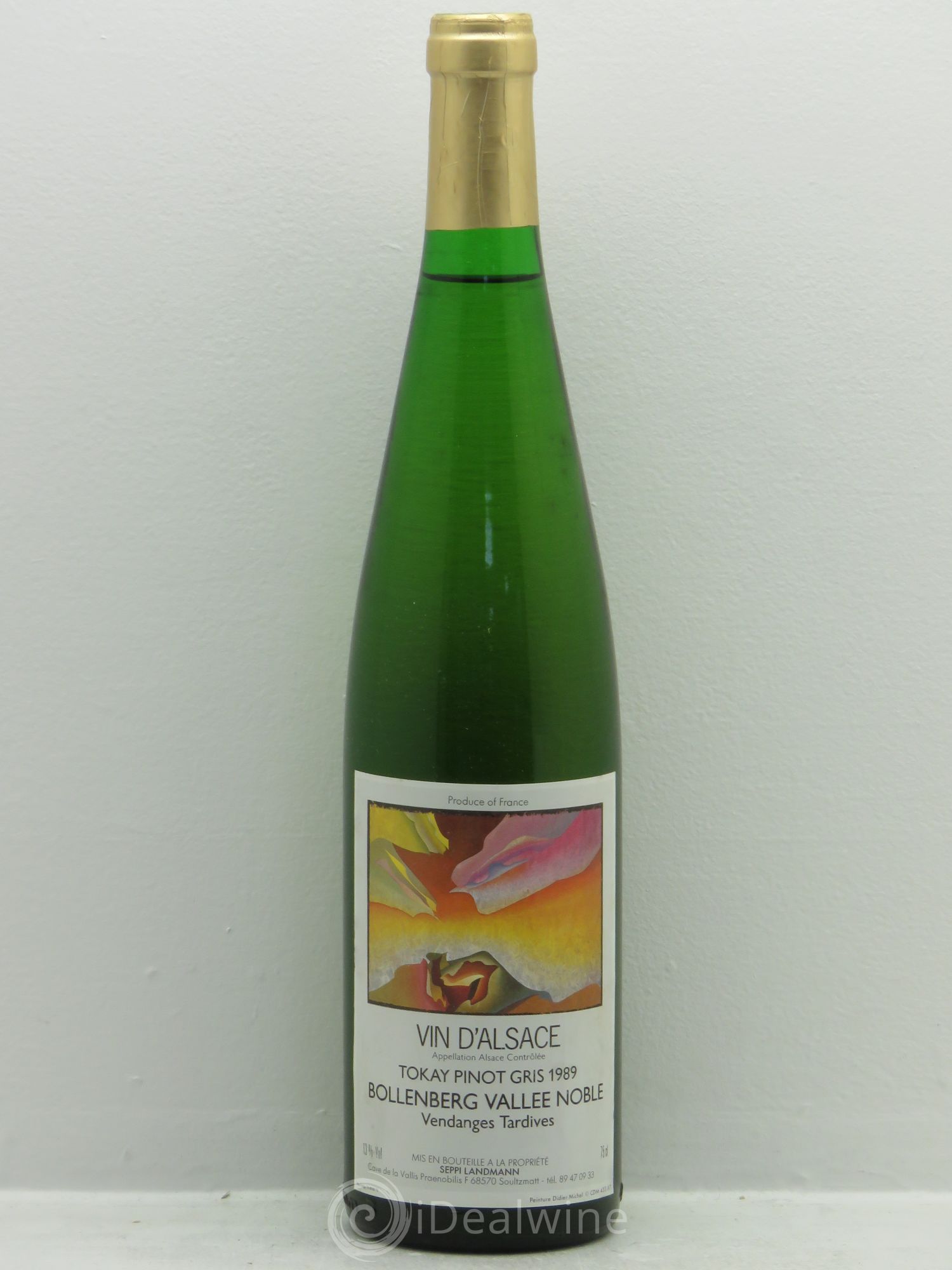 Pinot Gris (Tokay) Vendanges Tardives Bollenberg Seppi 1989 - Posten von 1 Flasche - 0