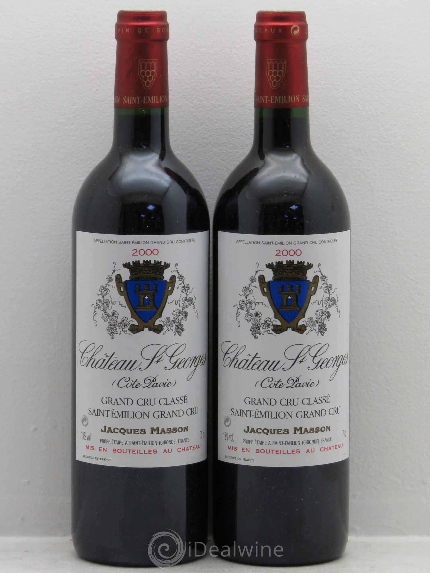 Château Saint-Georges 2000 - Lot de 2 bouteilles - 0