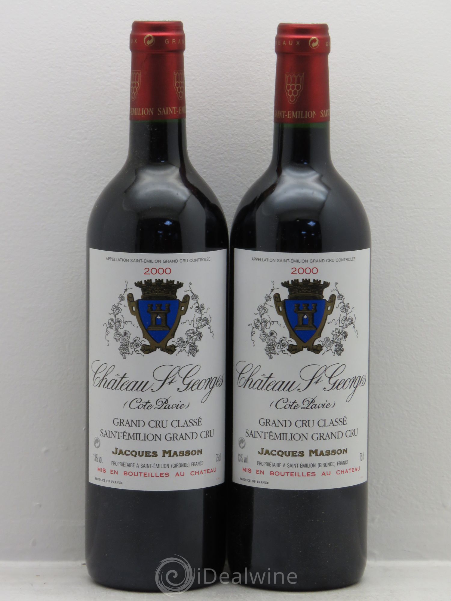 Château Saint-Georges 2000 - Lot de 2 bouteilles - 0
