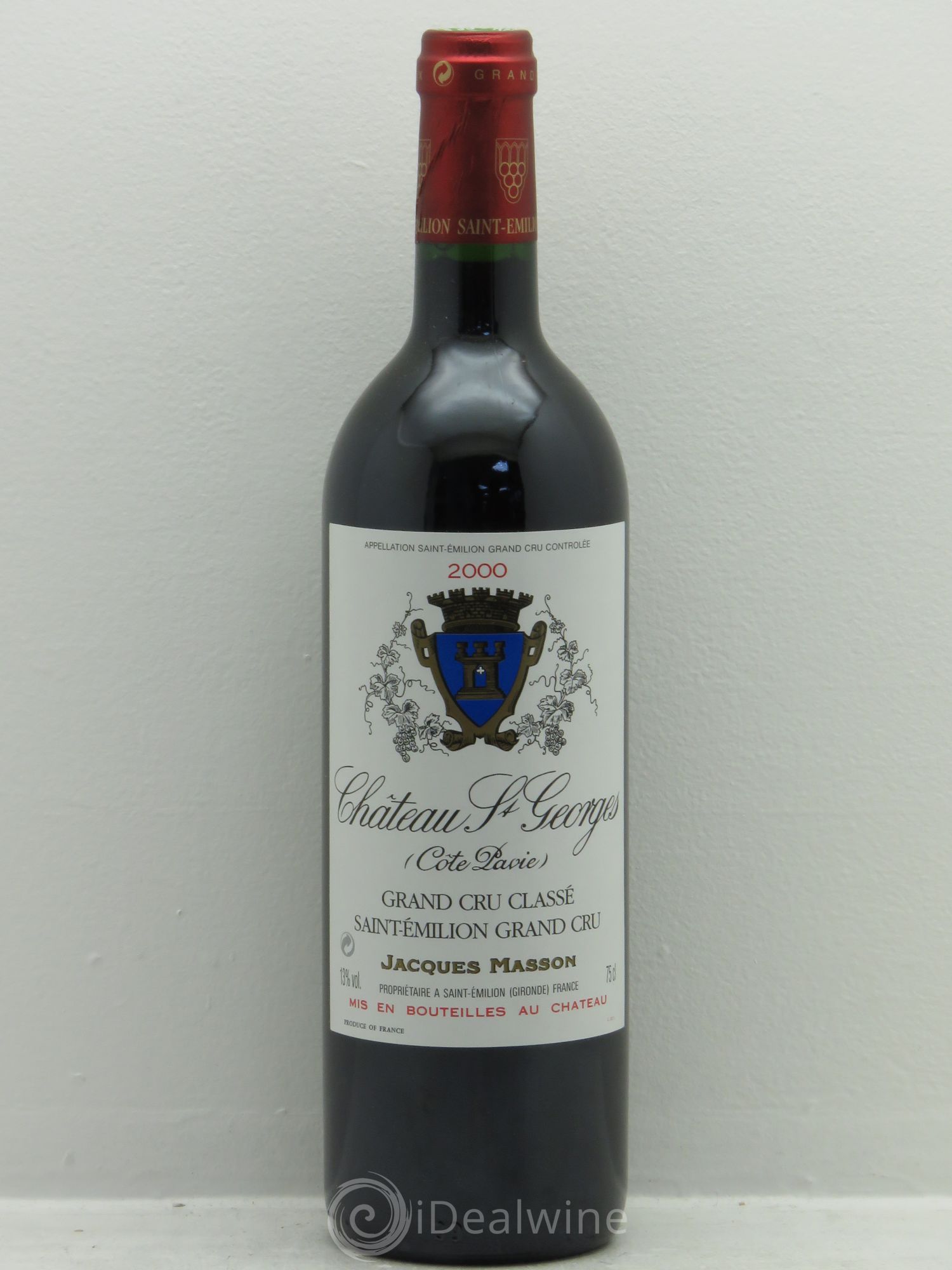 Château Saint-Georges 2000 - Lot de 1 bouteille - 0