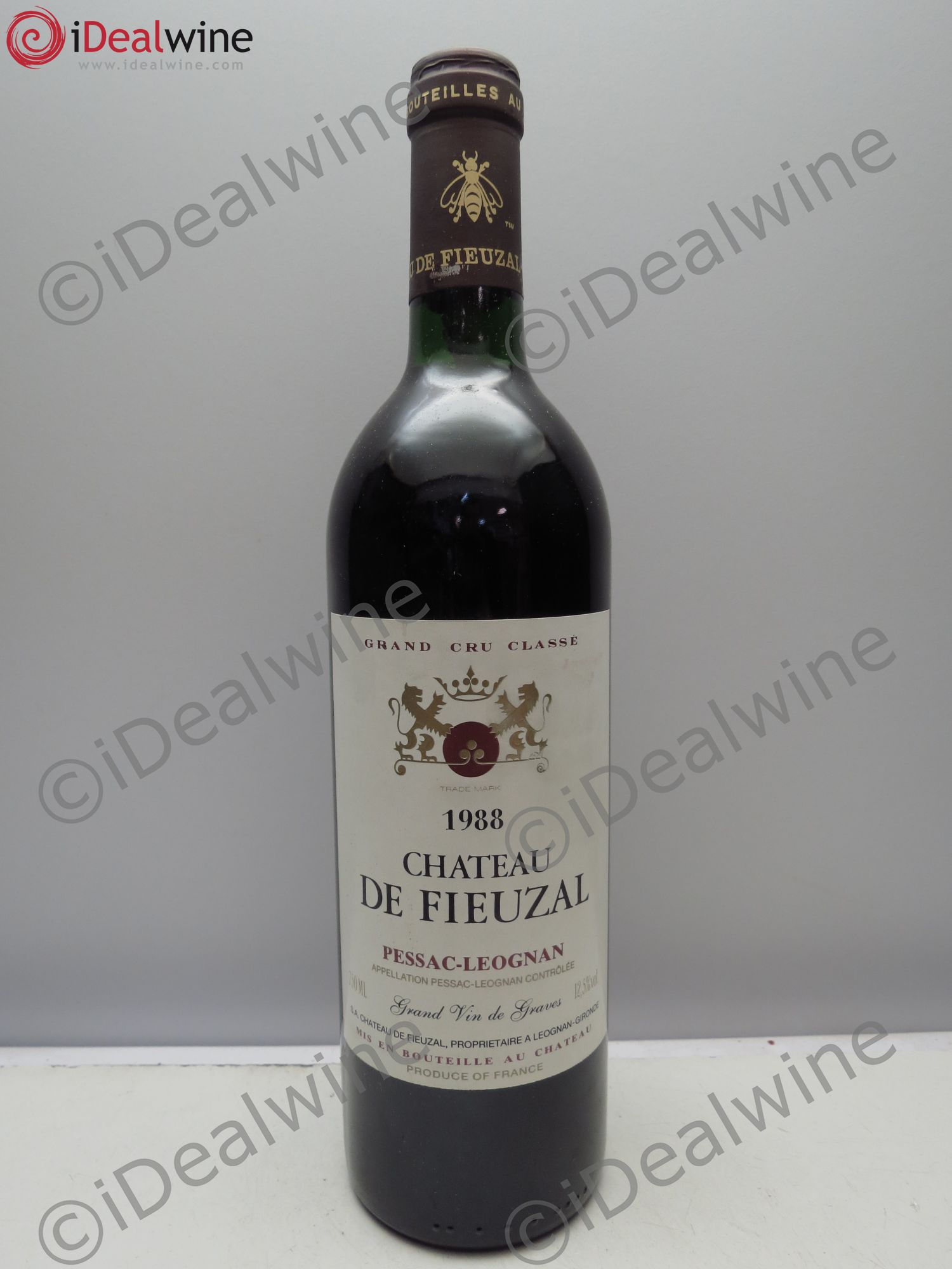 Château de Fieuzal Cru Classé de Graves 1988 - Lot de 12 bouteilles - 0