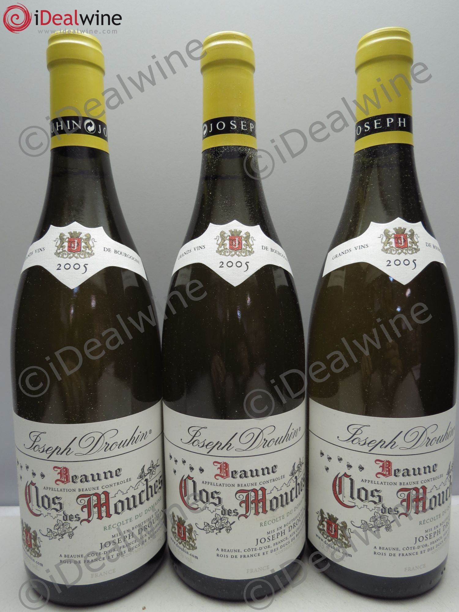 Beaune 1er Cru Clos des Mouches Joseph Drouhin 2005 - Lot de 3 bouteilles - 0