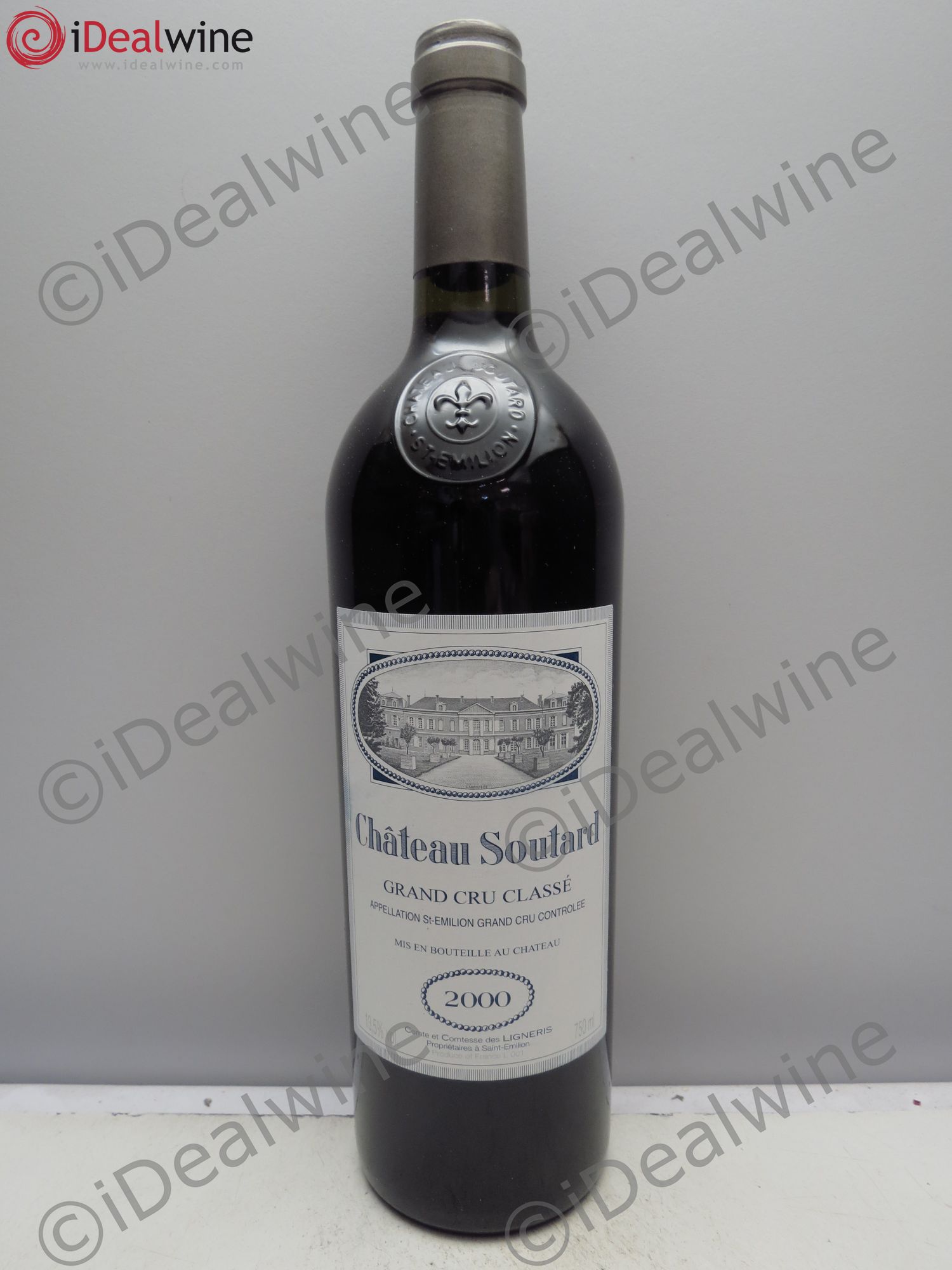 Château Soutard Grand Cru Classé 2000 - Lot de 8 bouteilles - 0