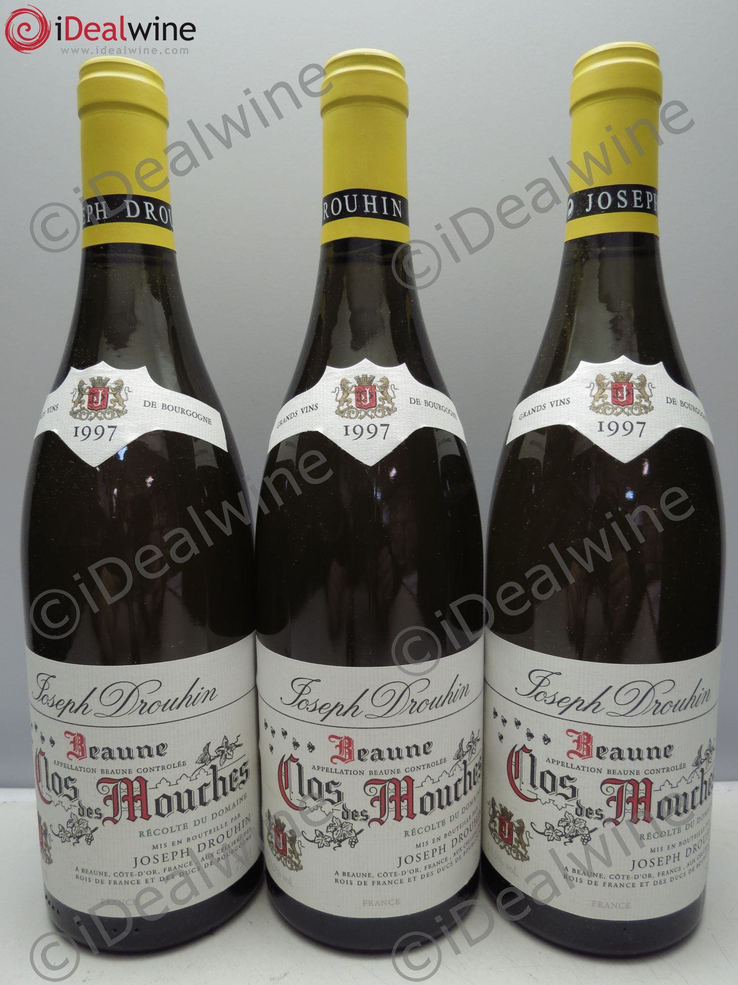 Beaune 1er Cru Clos des Mouches Joseph Drouhin 1997 - Lot de 3 bouteilles - 0
