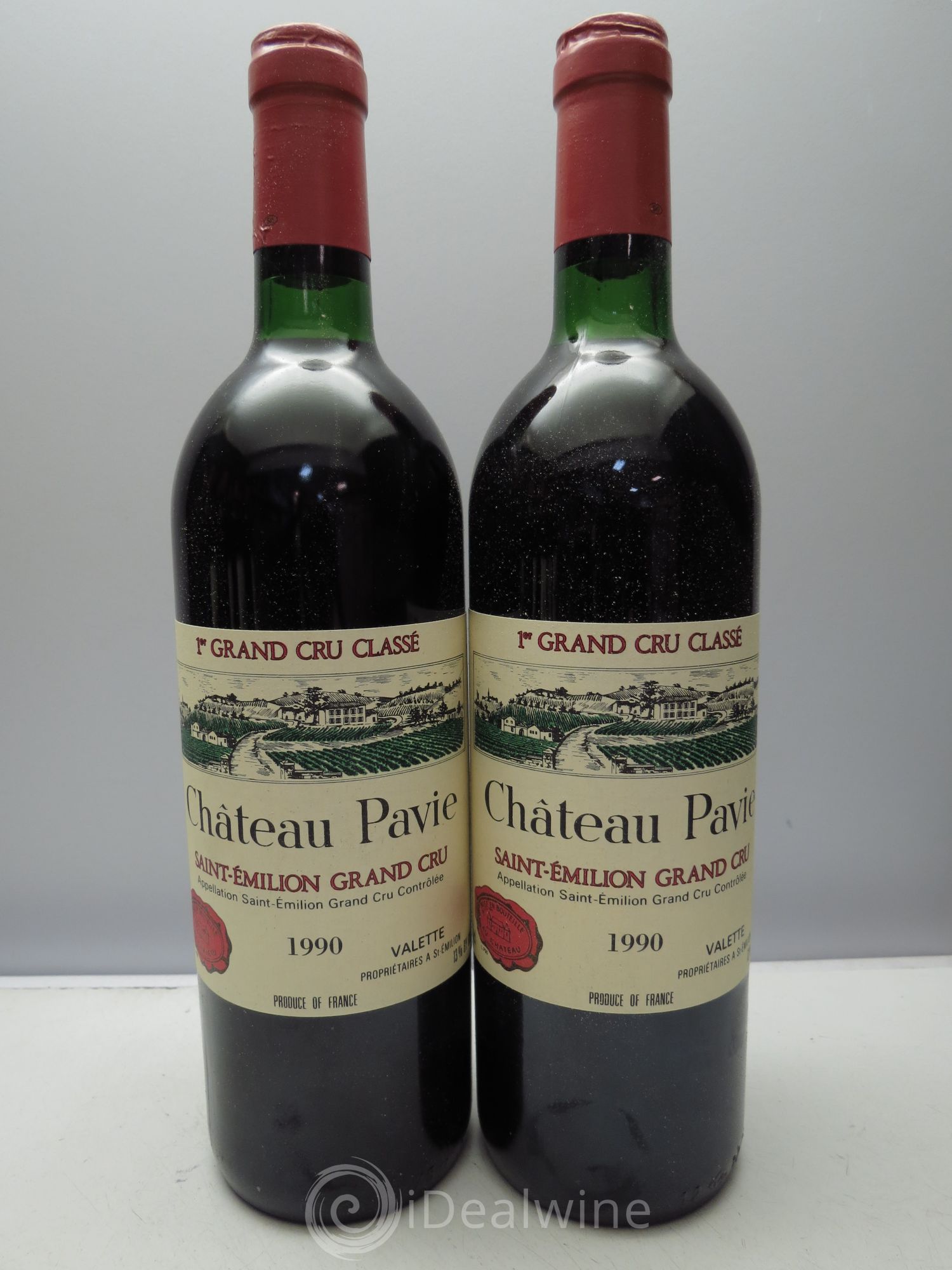 Château Pavie 1er Grand Cru Classé A 1990 - Lot de 12 bouteilles - 2