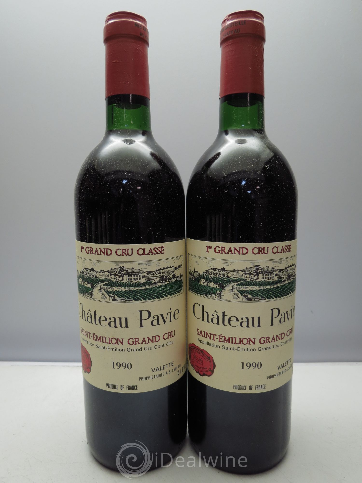 Château Pavie 1er Grand Cru Classé A 1990 - Lot de 12 bouteilles - 1