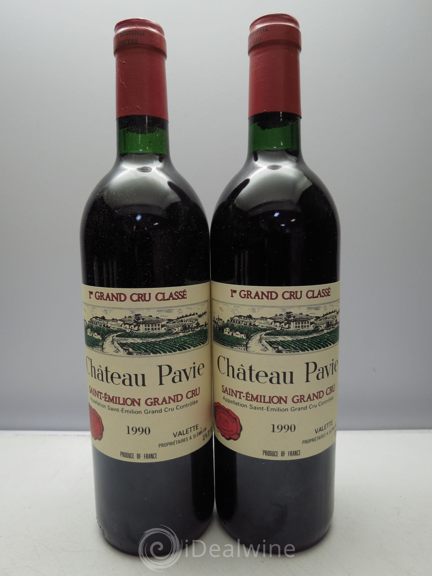 Château Pavie 1er Grand Cru Classé A 1990 - Lot de 12 bouteilles - 2