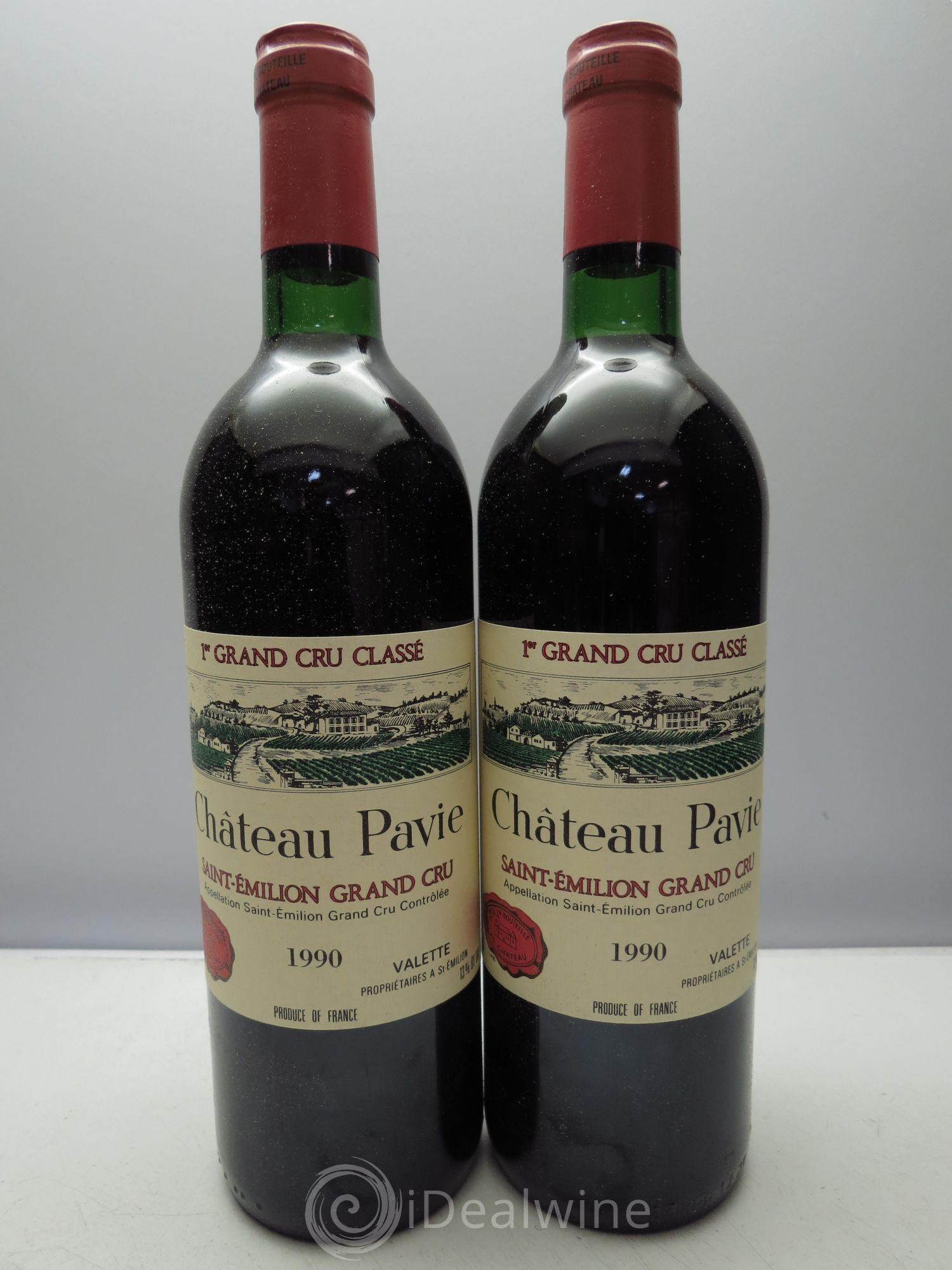 Château Pavie 1er Grand Cru Classé A 1990 - Lot de 12 bouteilles - 6