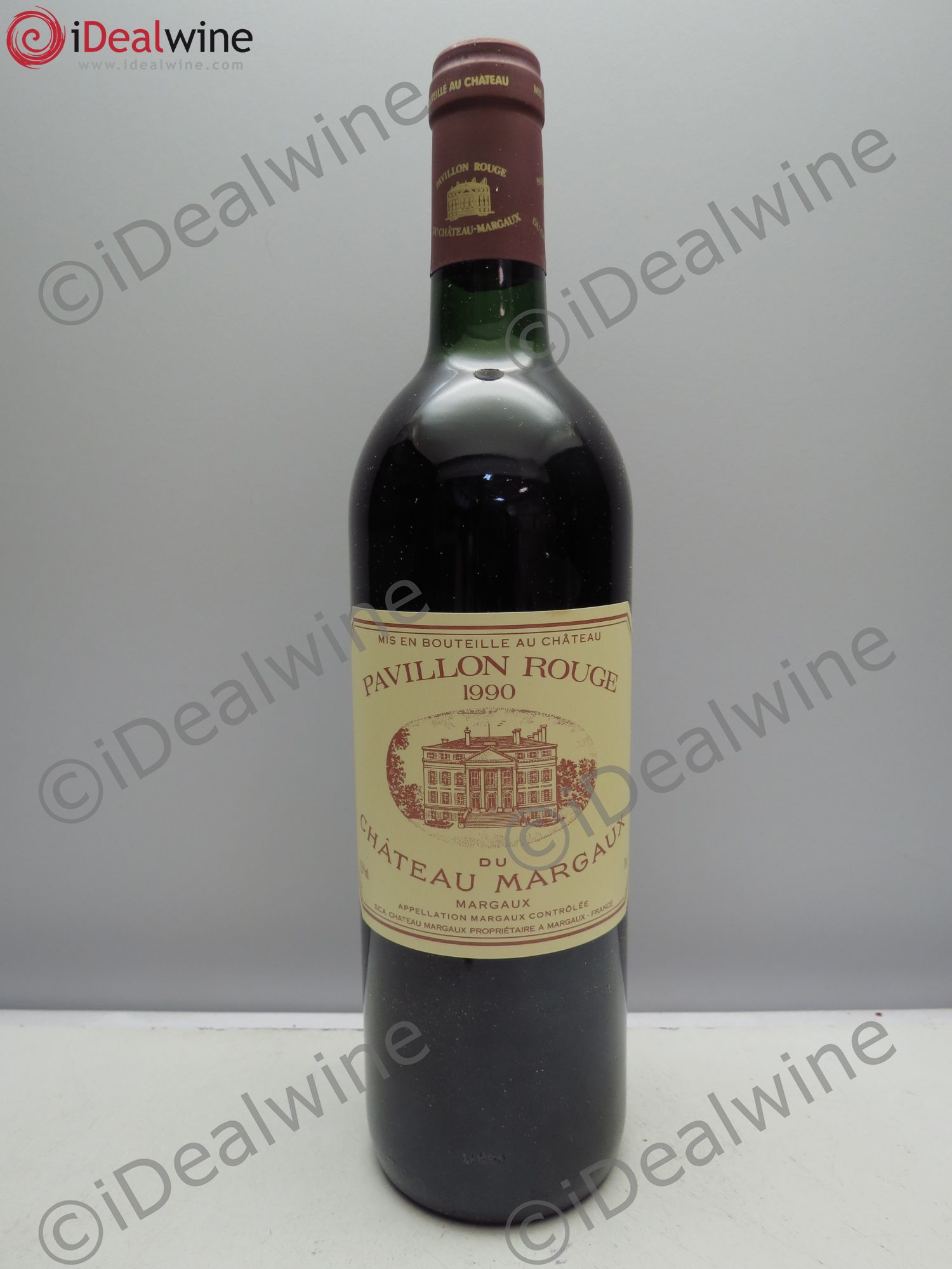 Pavillon Rouge du Château Margaux Second Vin 1990 - Lot de 12 bouteilles - 0