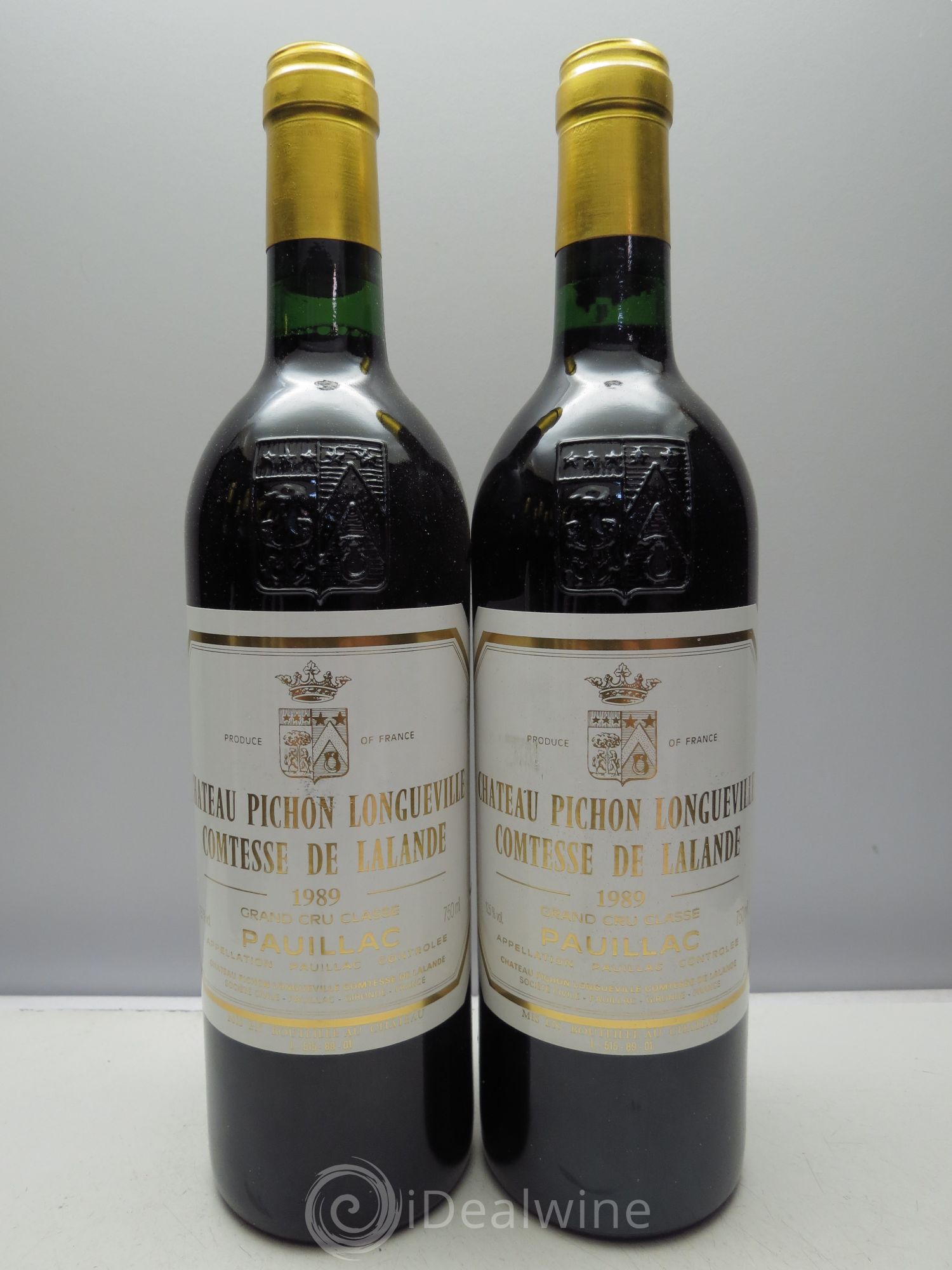 Château Pichon Longueville Comtesse de Lalande 2ème Grand Cru Classé 1989 - Lot de 12 bouteilles - 1