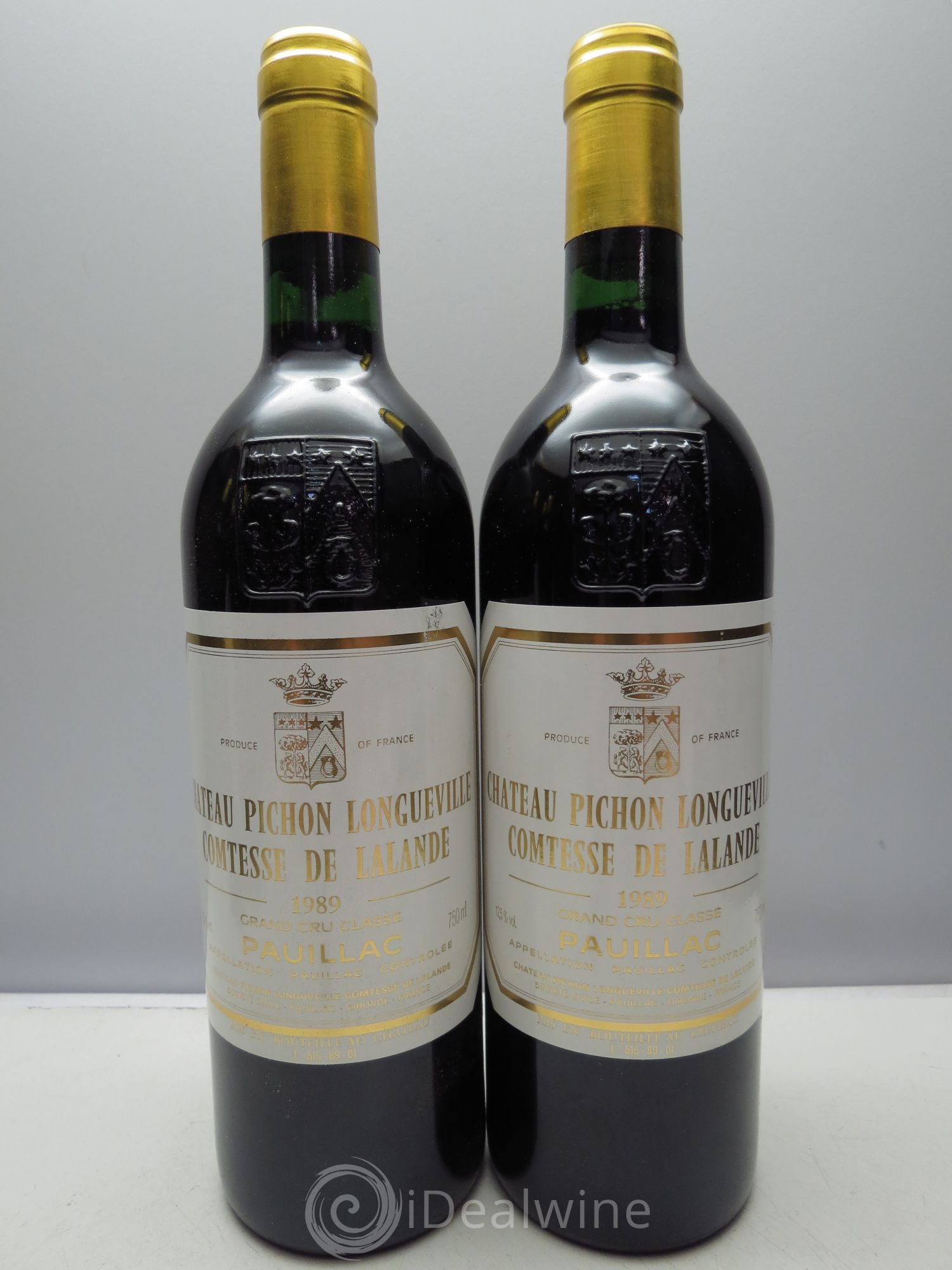 Château Pichon Longueville Comtesse de Lalande 2ème Grand Cru Classé 1989 - Lot de 12 bouteilles - 3