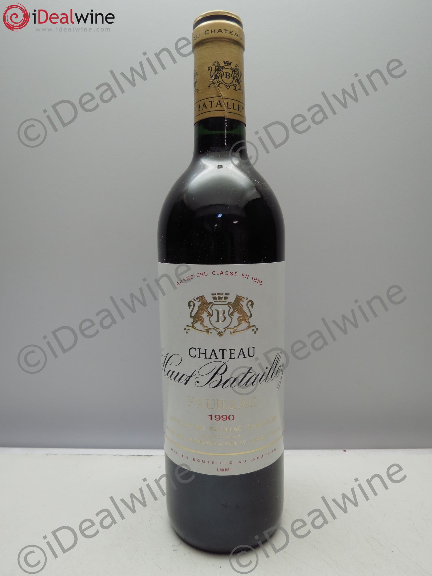 Château Haut Batailley 5ème Grand Cru Classé 1990 - Lot de 12 bouteilles - 0