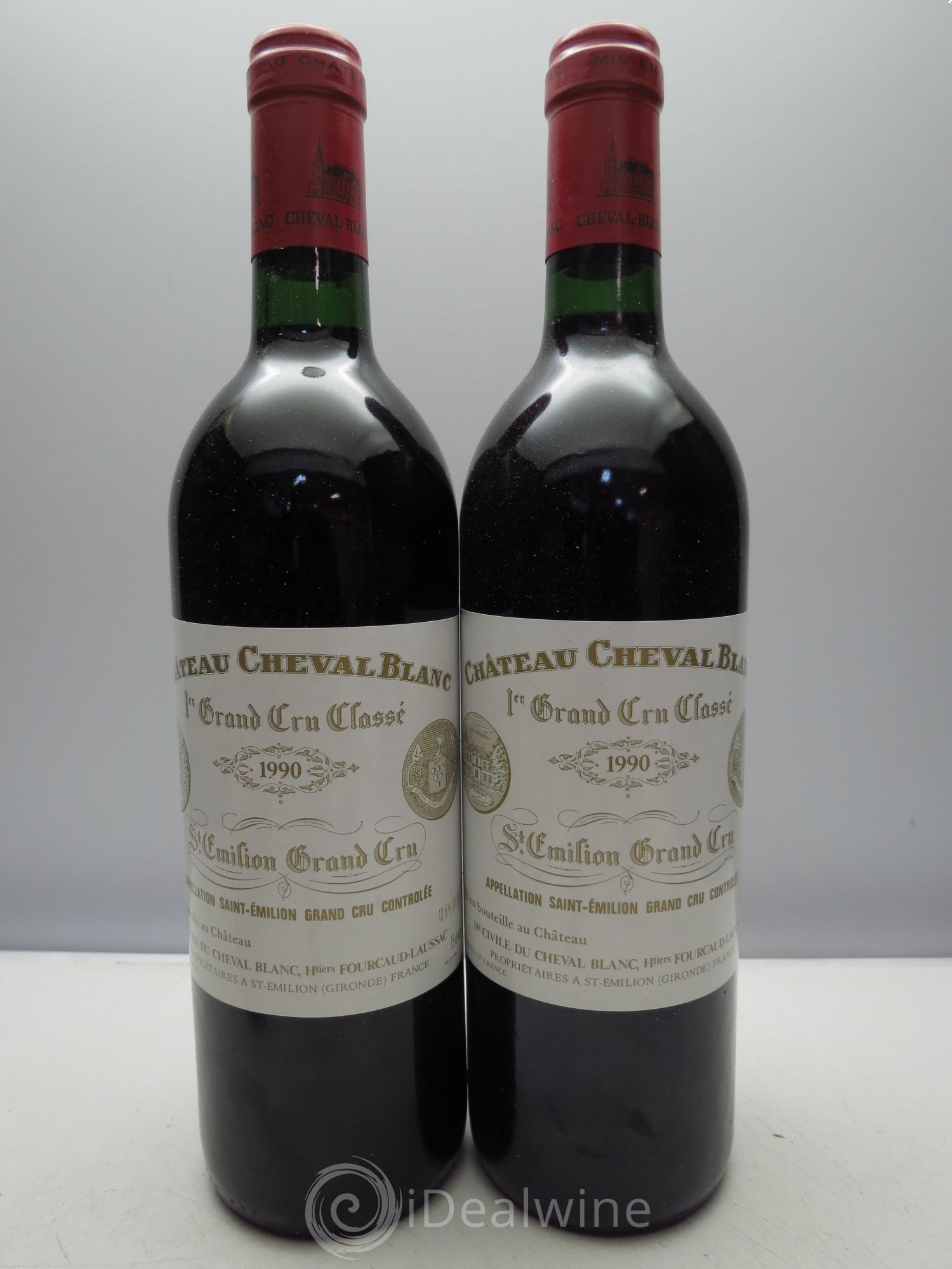 Château Cheval Blanc 1er Grand Cru Classé A 1990 - Lot de 12 bouteilles - 6