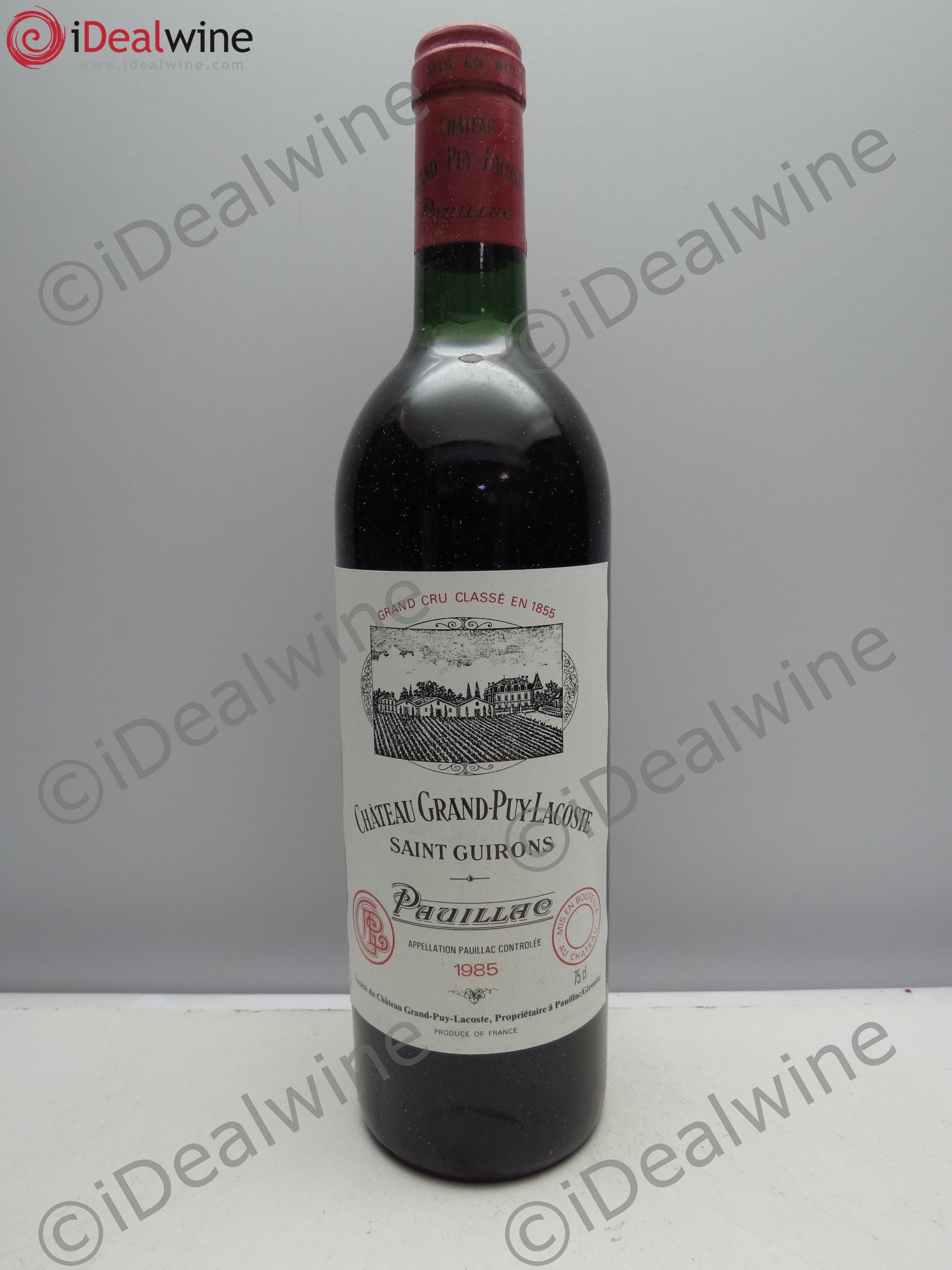 Château Grand Puy Lacoste 5ème Grand Cru Classé 1985 - Lot de 12 bouteilles - 0