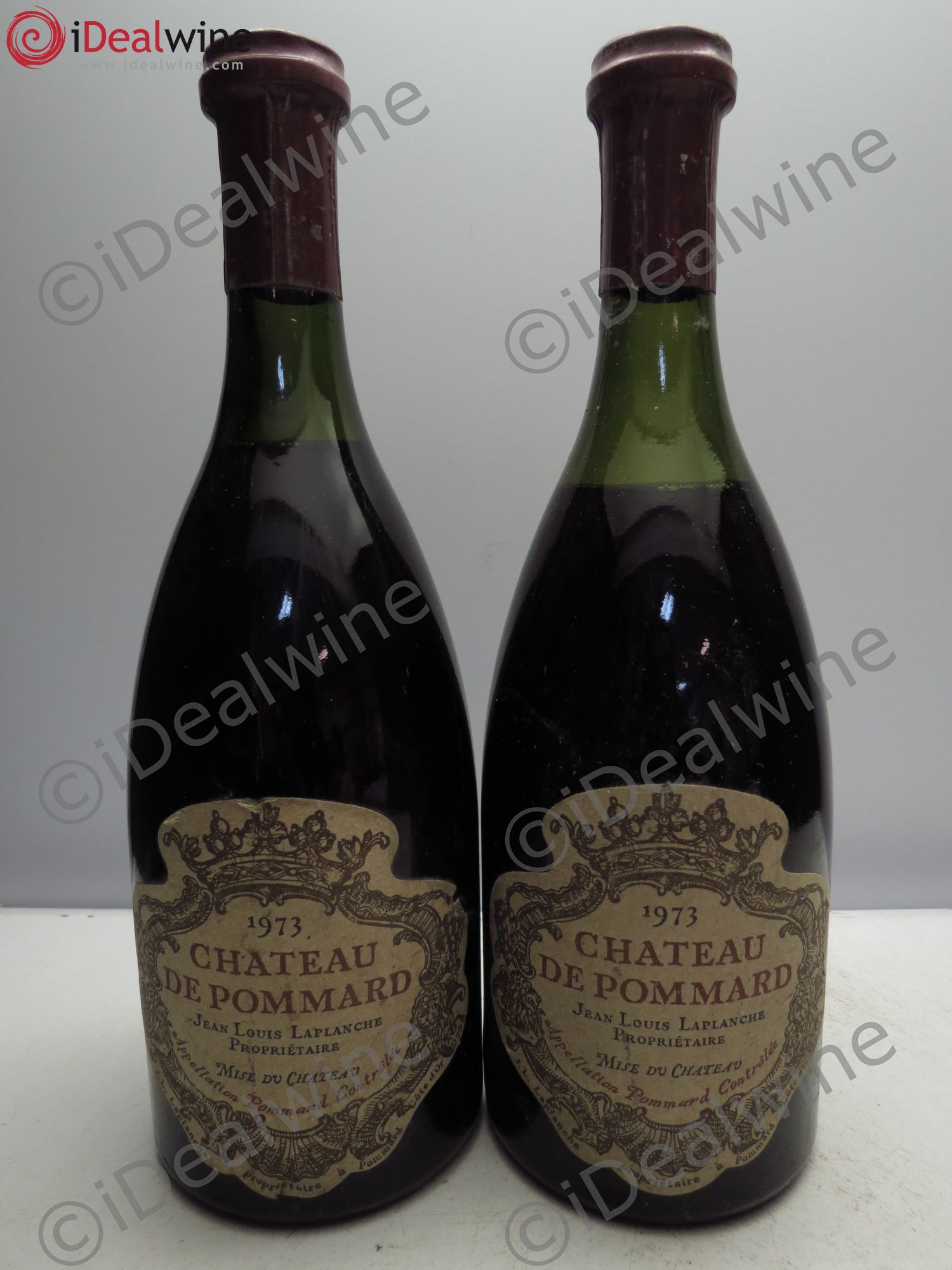 Pommard Château de Pommard 1973 - Lot de 2 bouteilles - 0