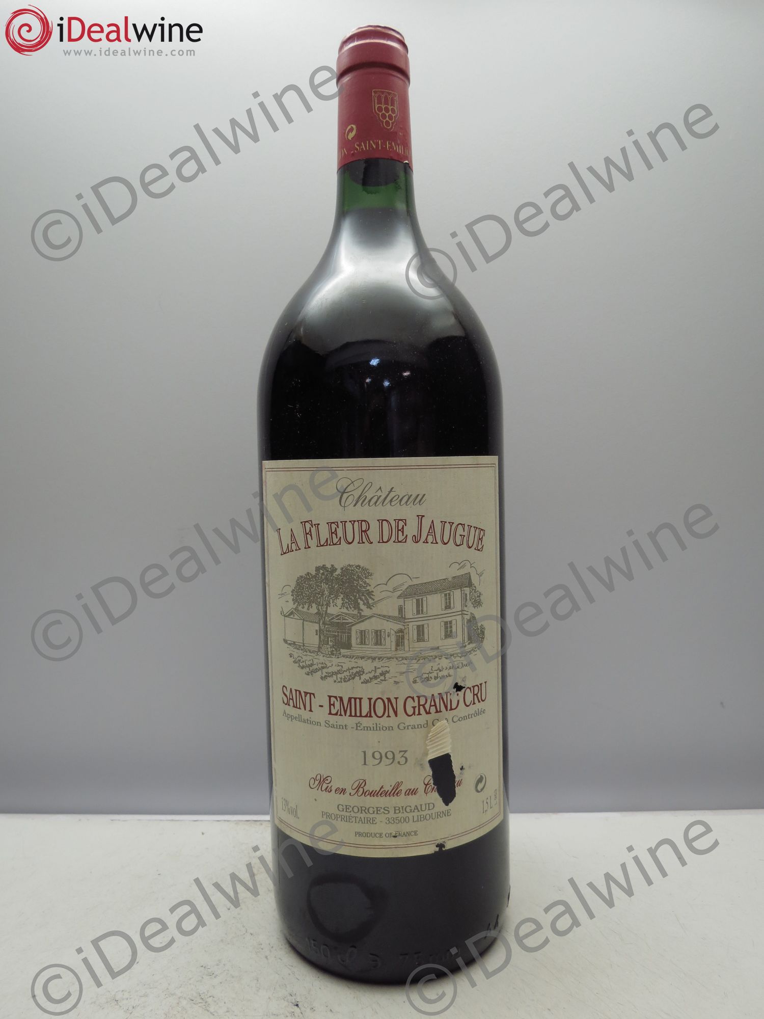 Bordeaux la Fleur de Jaugue Saint Emilion 1993 - Posten von 1 Magnum - 0