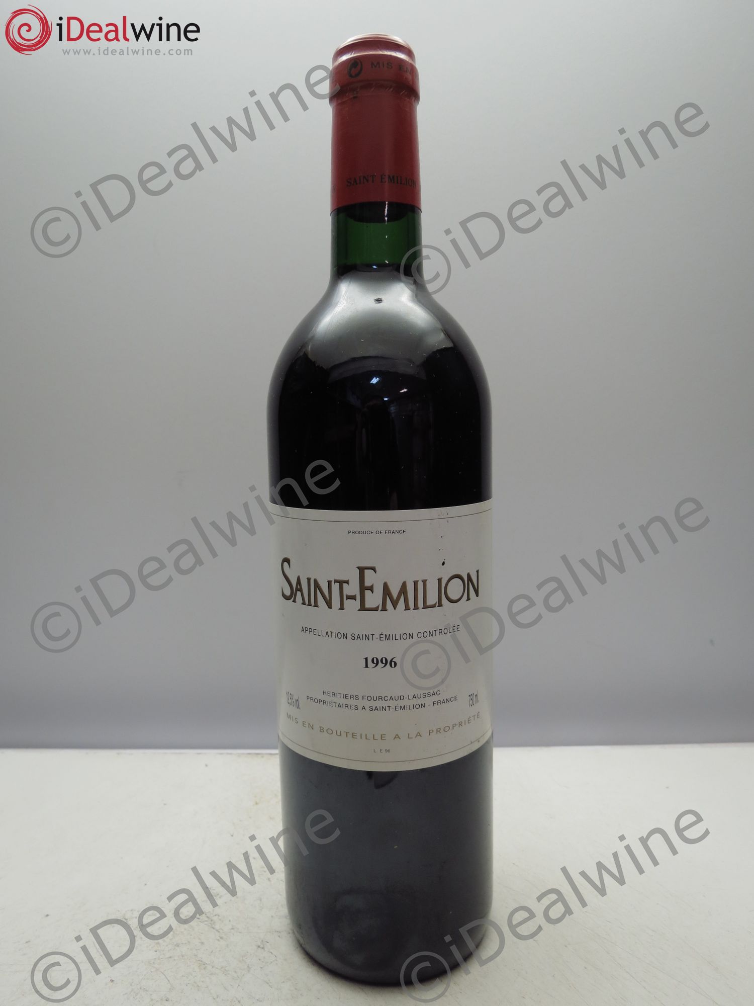 Bordeaux Saint Emilion Héritiers Fourcaud Laussac (Petit Cheval Blanc) 1996 - Posten von 1 Flasche - 0