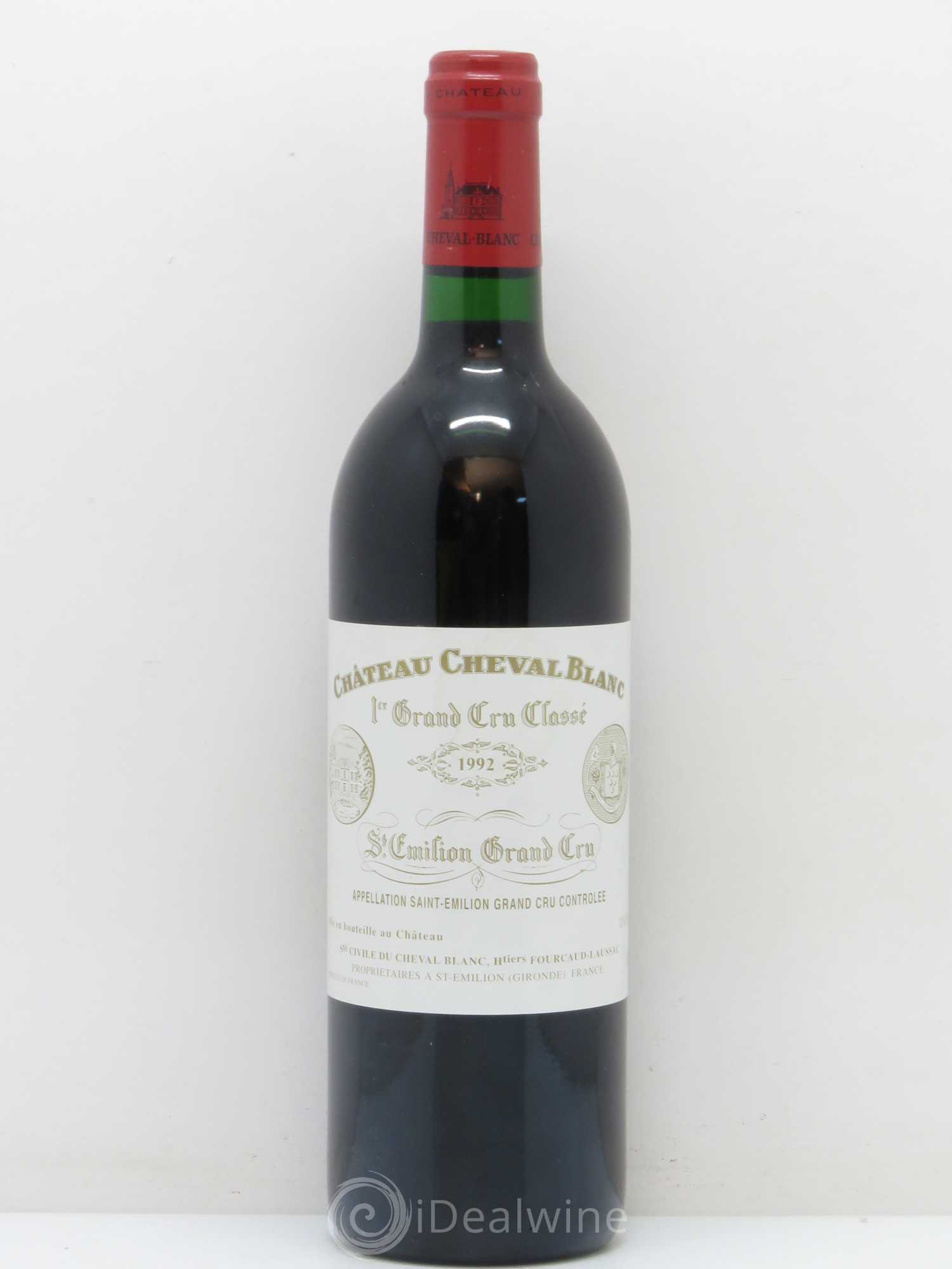 Château Cheval Blanc 1er Grand Cru Classé A 1992 - Lot de 1 bouteille - 0
