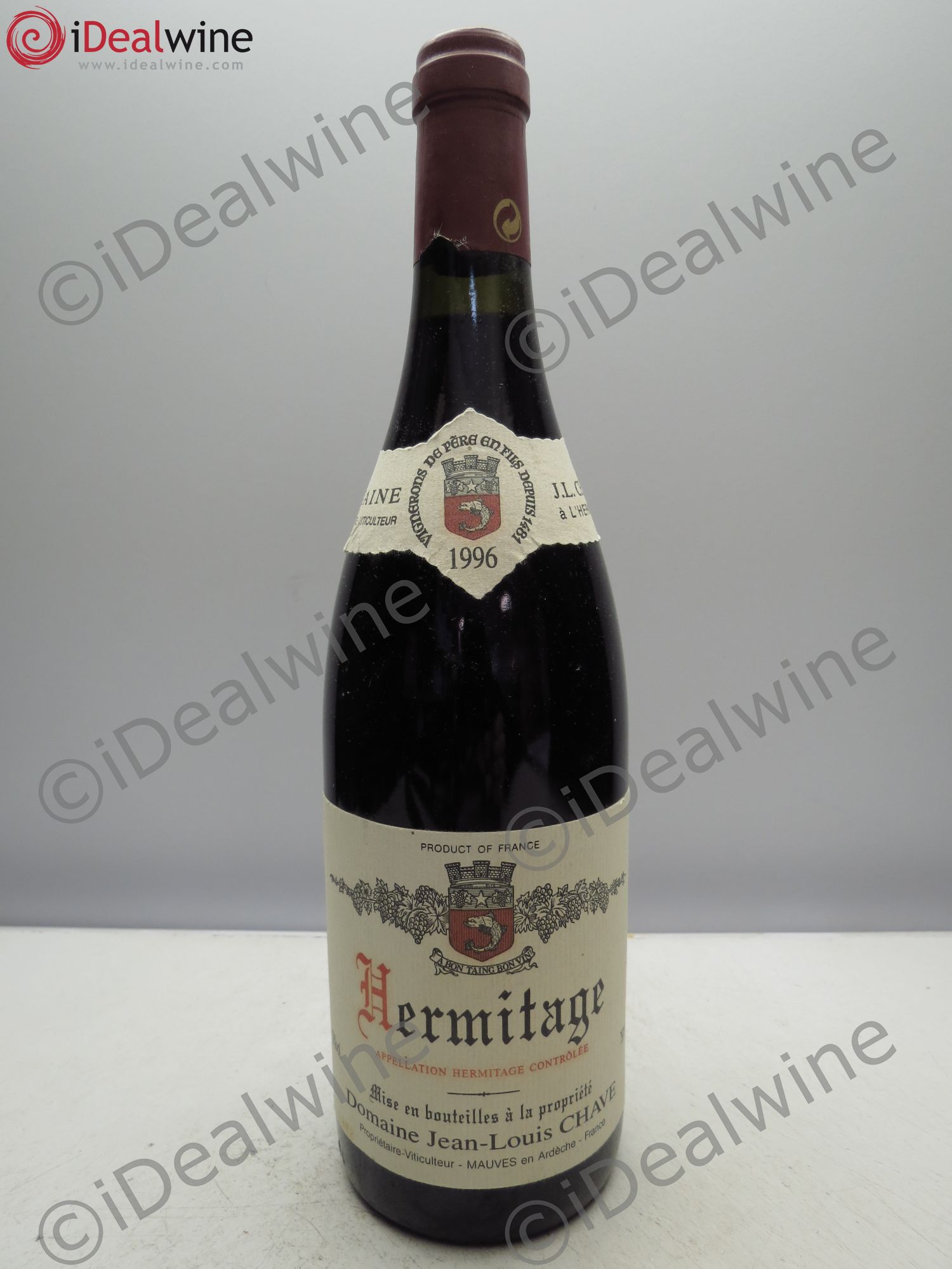 Hermitage Jean-Louis Chave 1996 - Lot de 1 bouteille - 0