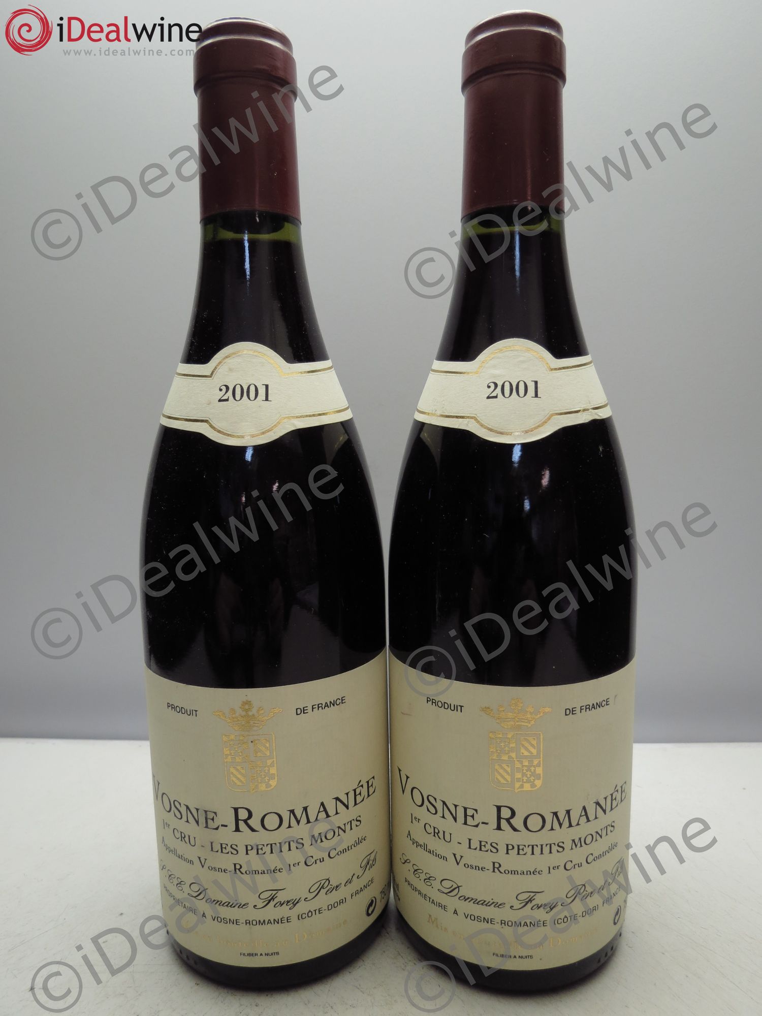 Vosne-Romanée 1er Cru 2001 - Lot de 2 bouteilles - 0