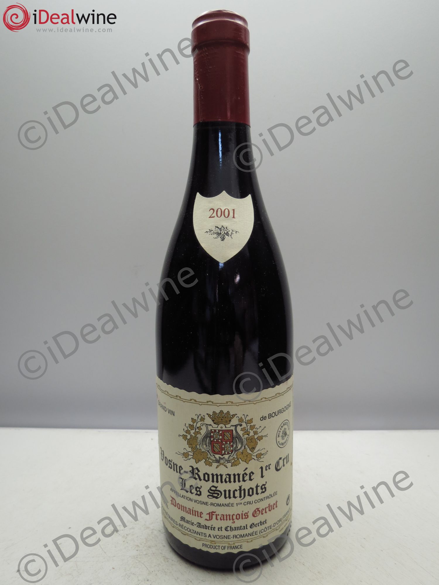 Vosne-Romanée 1er Cru Domaine François Gerbet 2001 - Lot de 1 bouteille - 0