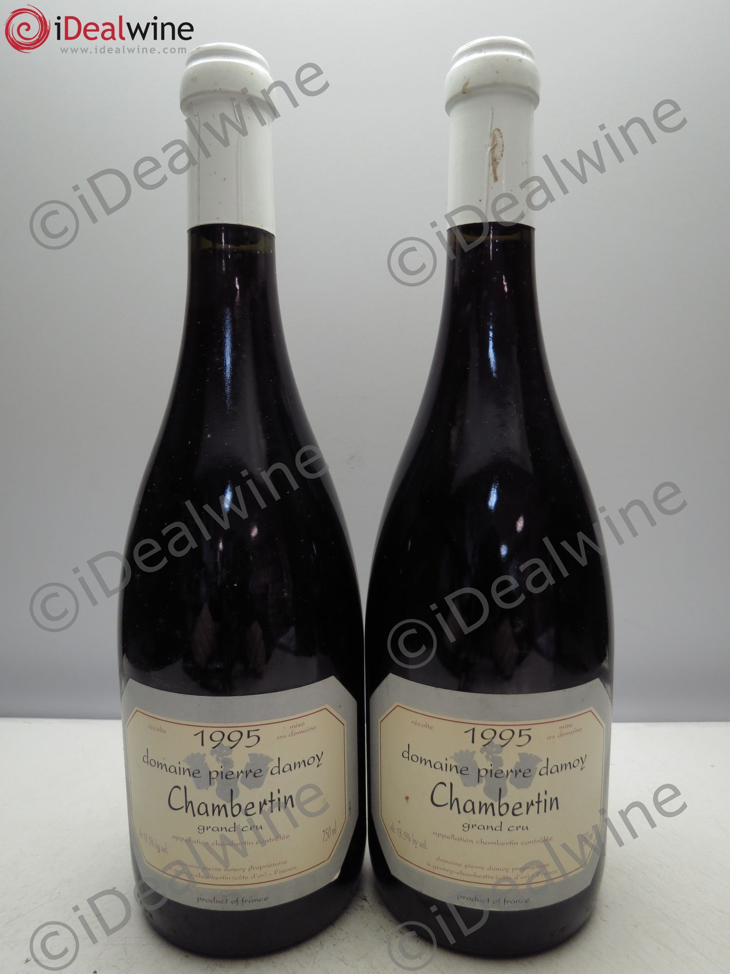 Chambertin Grand Cru Pierre Damoy 1995 - Lot de 2 bouteilles - 0