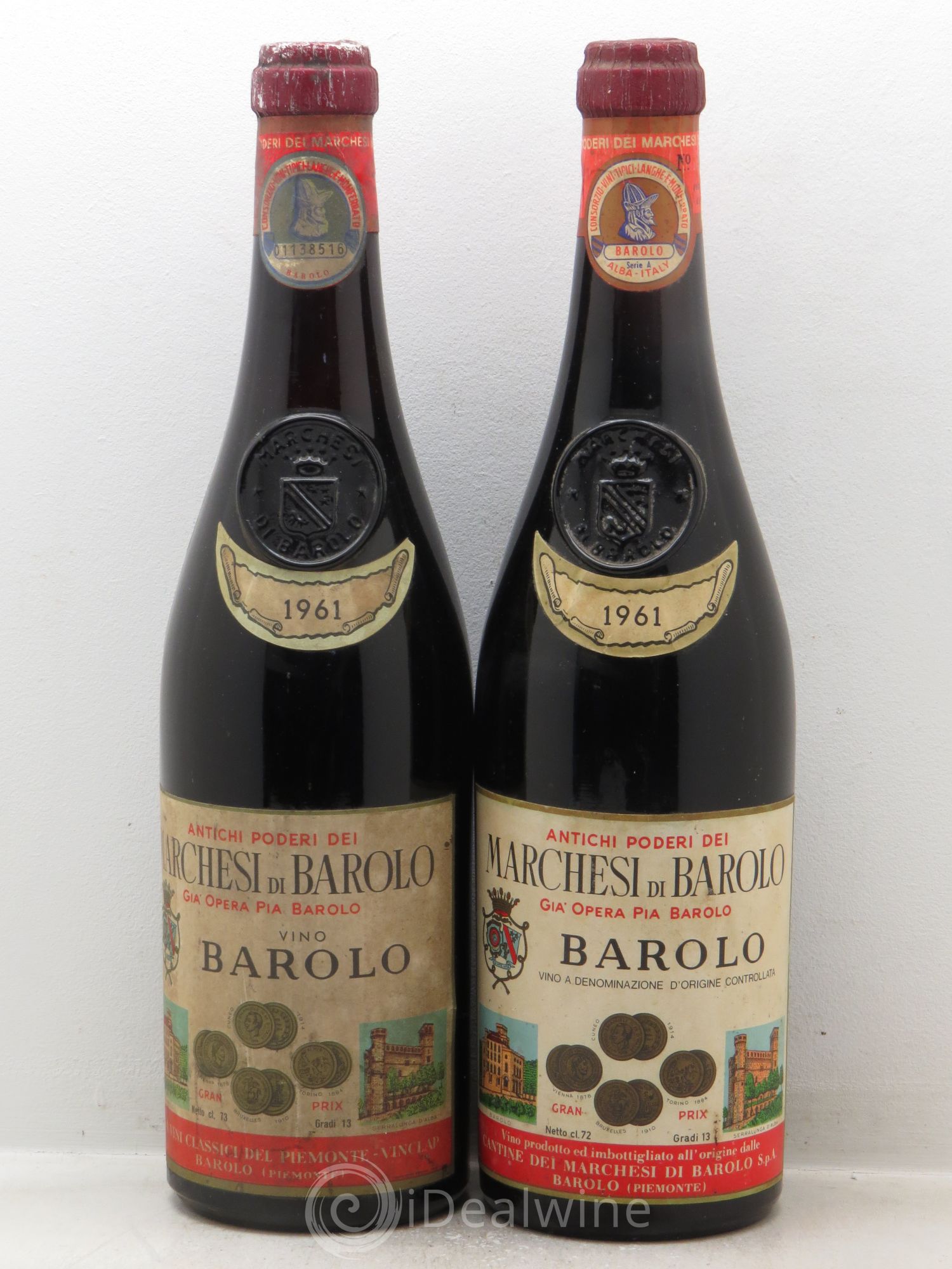 Barolo 1961 - Posten von 2 Flaschen - 0