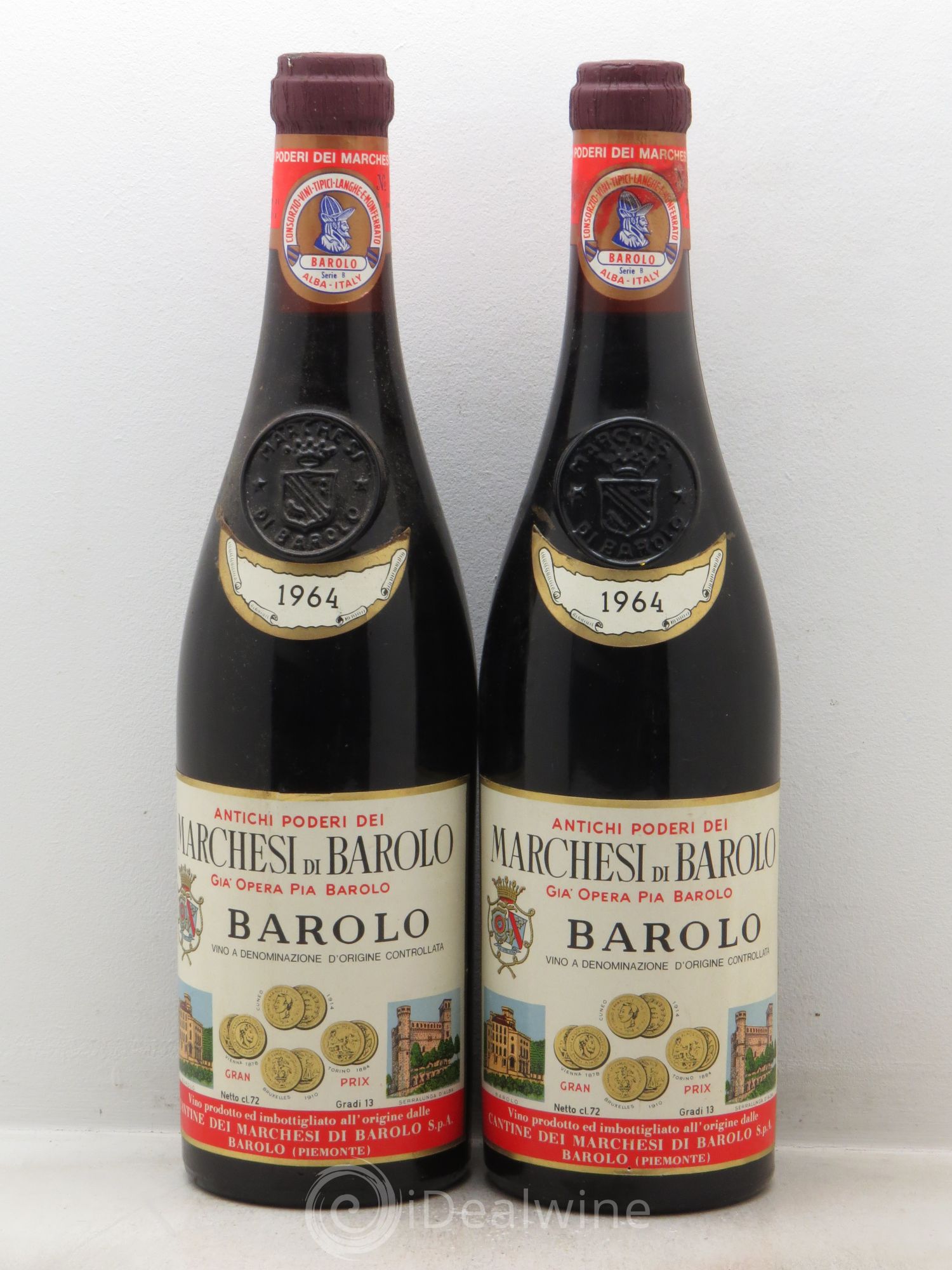 Barolo 1964 - Posten von 2 Flaschen - 0
