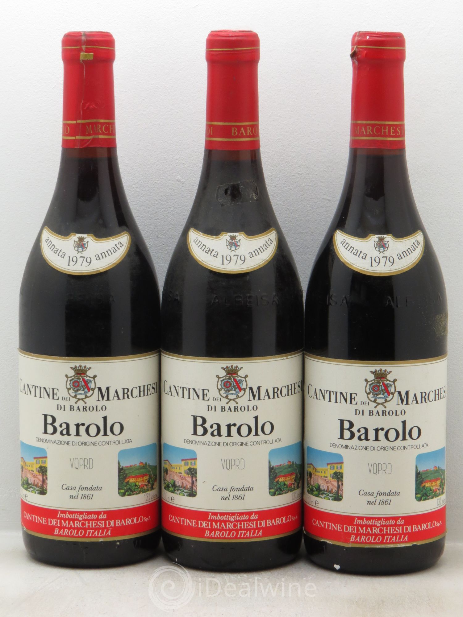Barolo Marchesi di Barolo Cantine 1979 - Posten von 3 Flaschen - 0