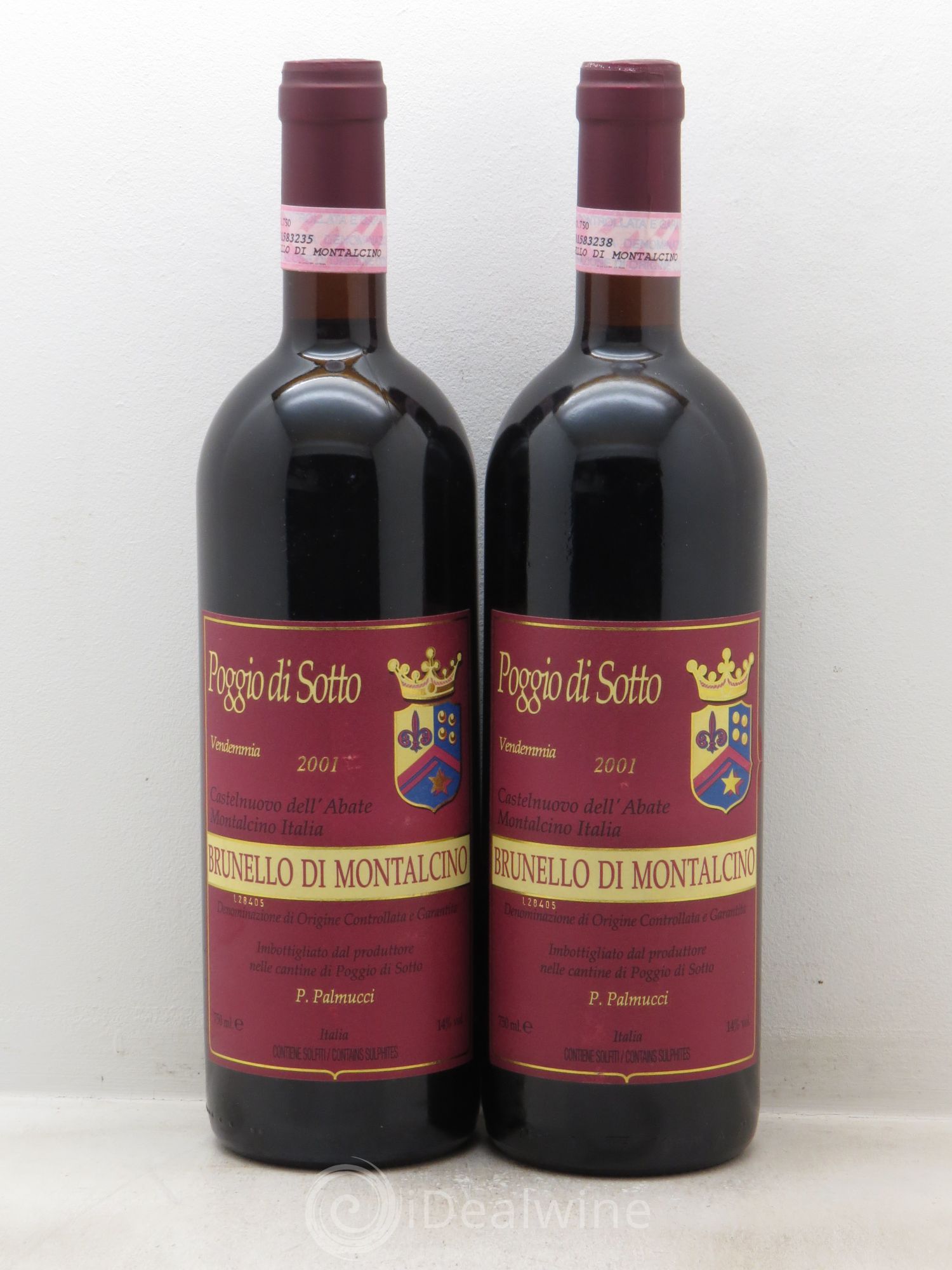 Brunello di Montalcino 2001 - Posten von 2 Flaschen - 0