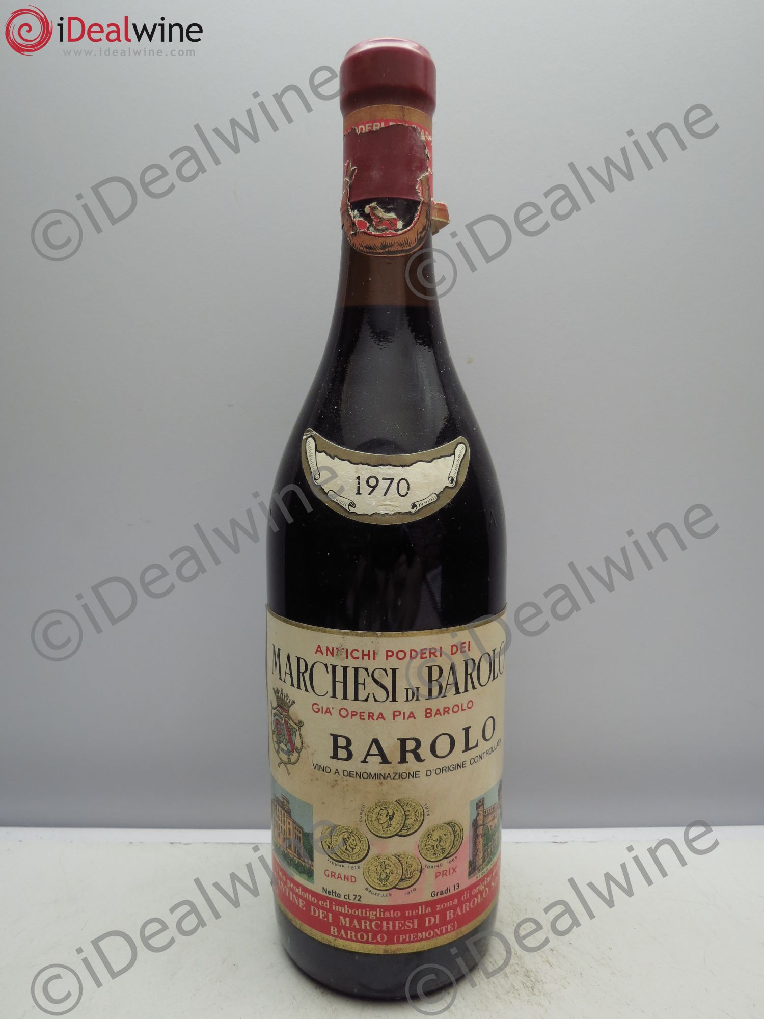 Barolo Marchesi Di Barolo 1970 - Lot de 1 bouteille - 0