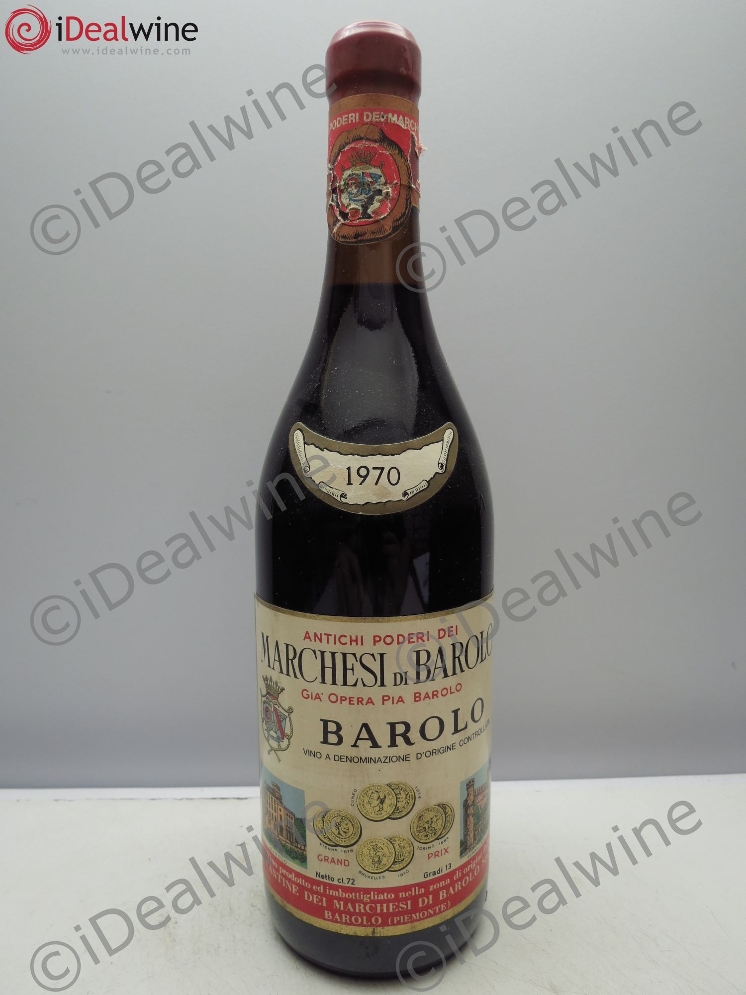 Barolo Marchesi Di Barolo 1970 - Lot de 1 bouteille - 0