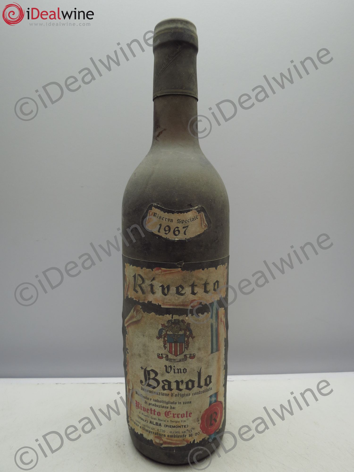 Barolo Riserva Speciale, Rivetto 1967 - Posten von 1 Flasche - 0