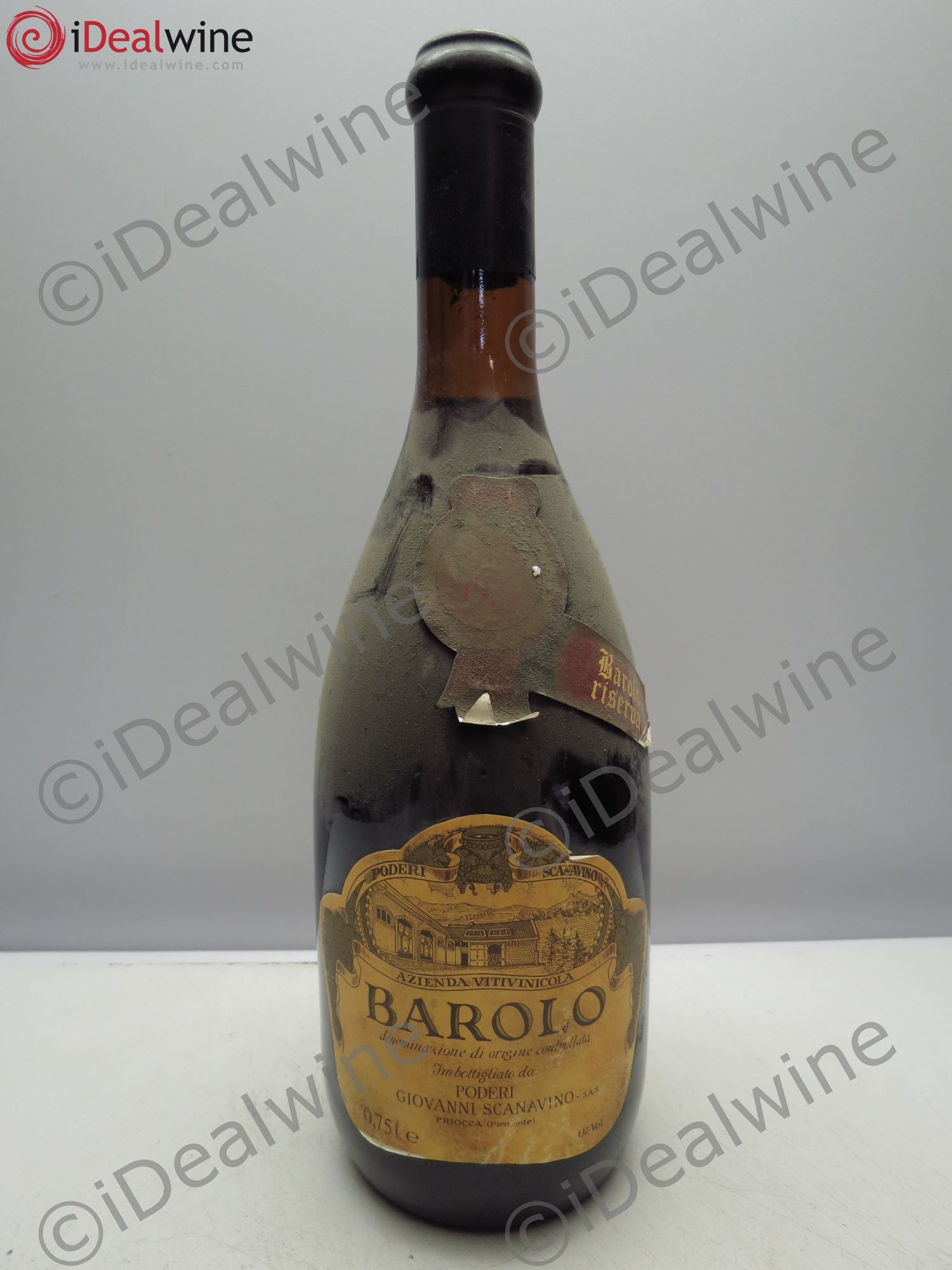 Barolo Riserva, Scanavino 1974 - Lot de 1 bouteille - 0