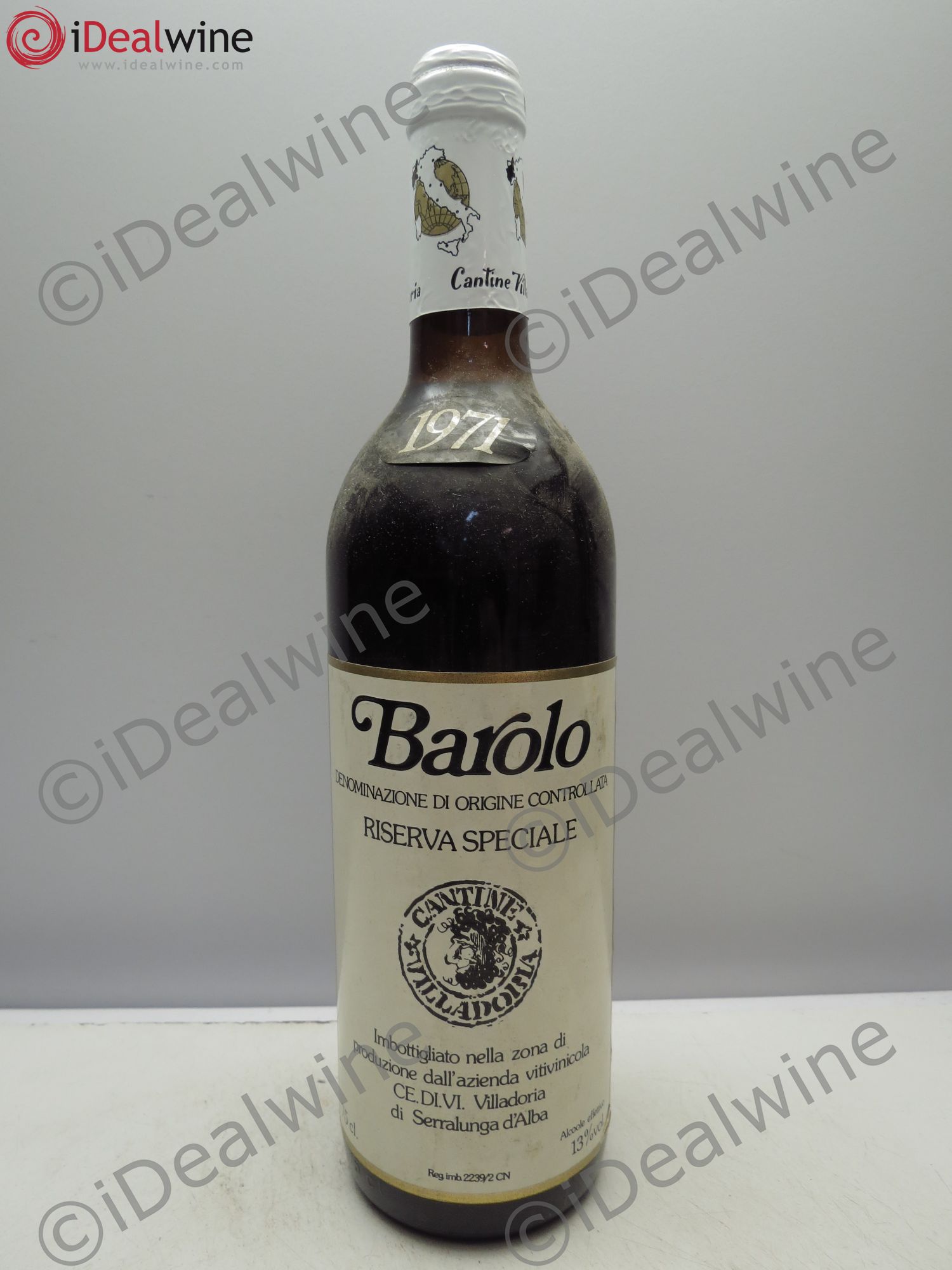 Barolo Riserva Speciale, Villadoria 1971 - Posten von 1 Flasche - 0