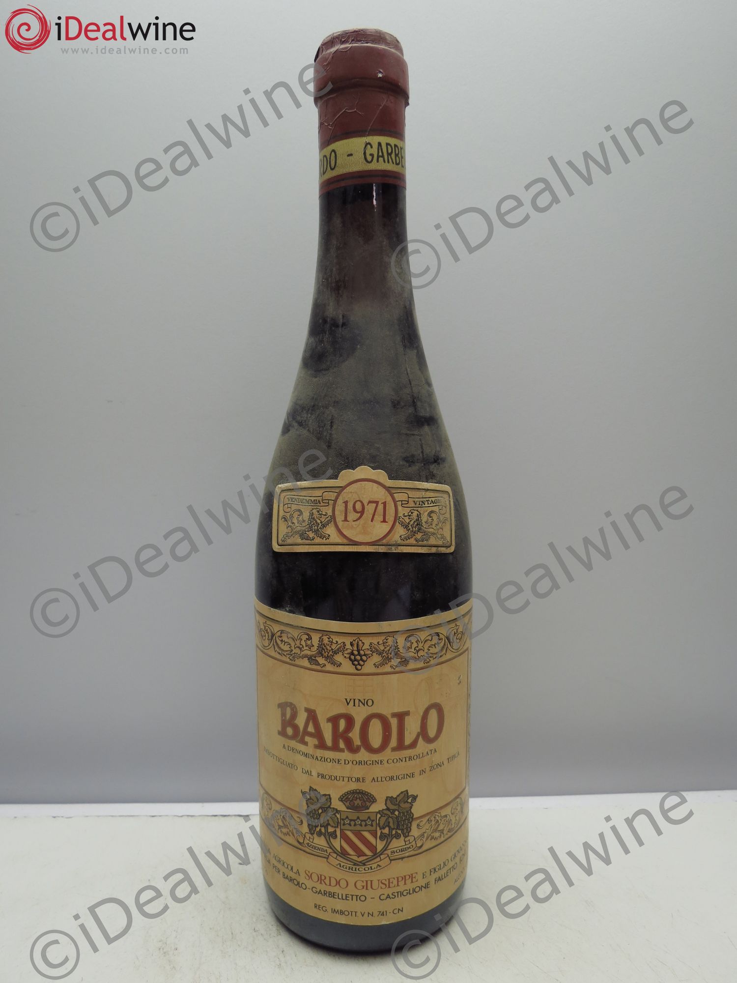 Barolo Sordo 1971 - Lot de 1 bouteille - 0