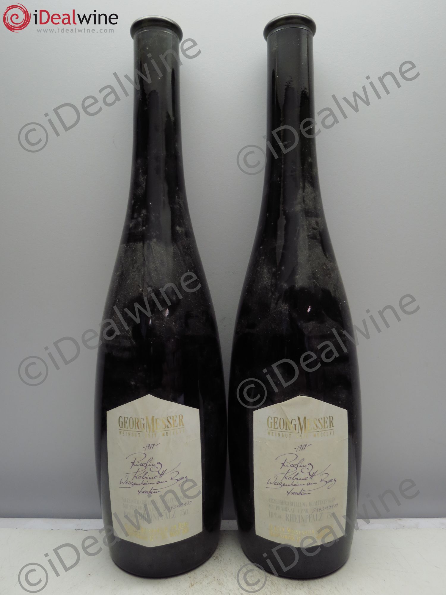 Riesling Kabinett Weisenheimer am Berg Trochen G.Messer 1988 - Lot of 2 bottles - 0