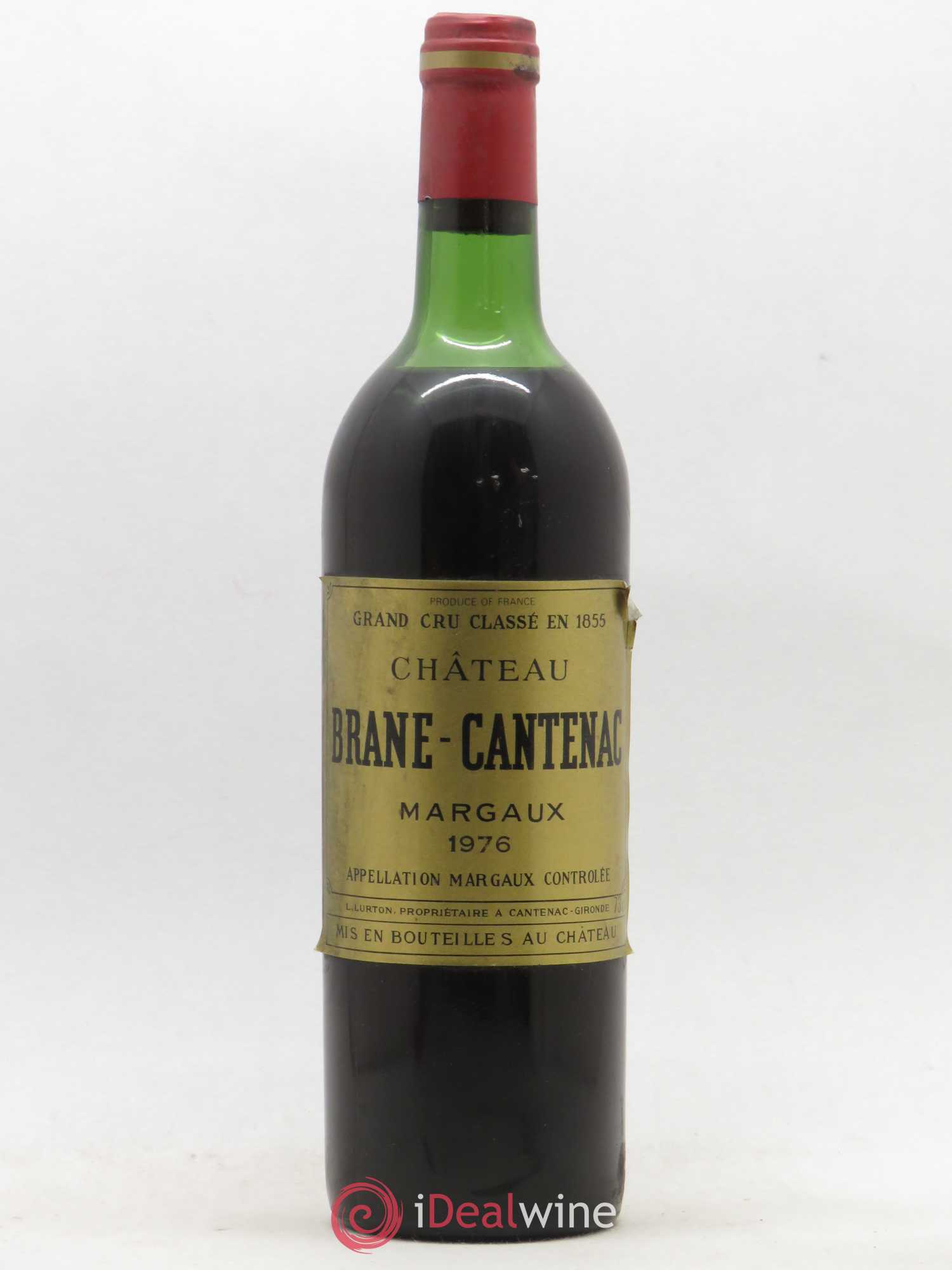 Château Brane Cantenac 2ème Grand Cru Classé 1976 - Lot de 1 bouteille - 0