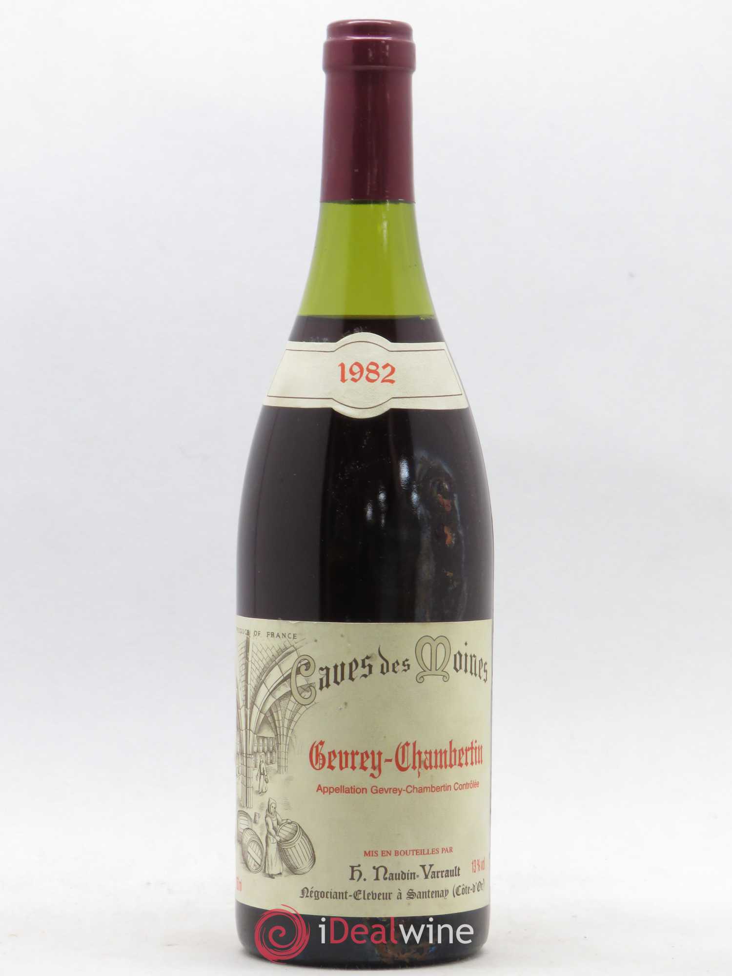 Gevrey-Chambertin Cave des Moines Maison Varrault 1982 - Posten von 1 Flasche - 0