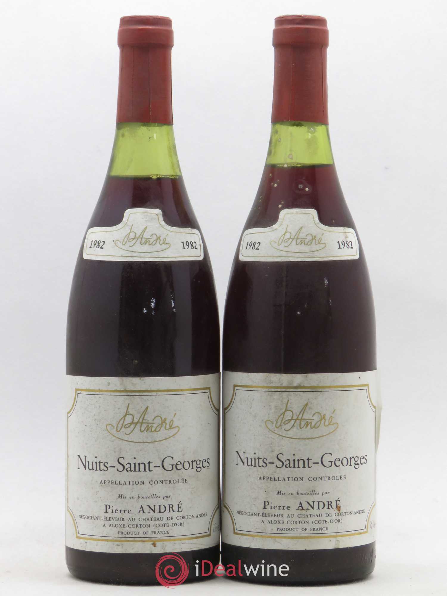 Nuits-Saint-Georges Pierre André 1982 - Posten von 2 Flaschen - 0