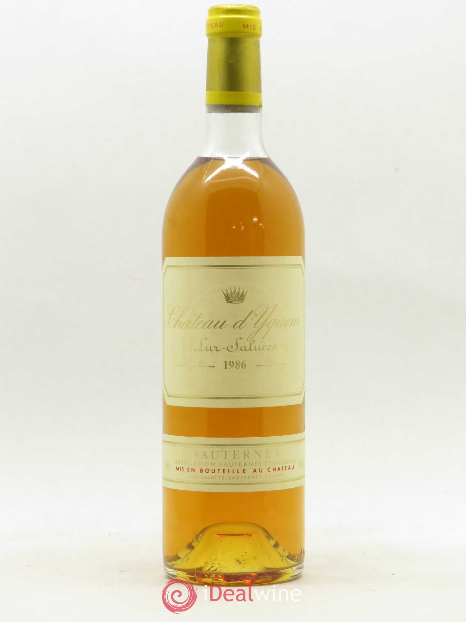 Château d' Yquem 1er Cru Classé Supérieur 1986 - Lotto di 1 bottiglia - 0