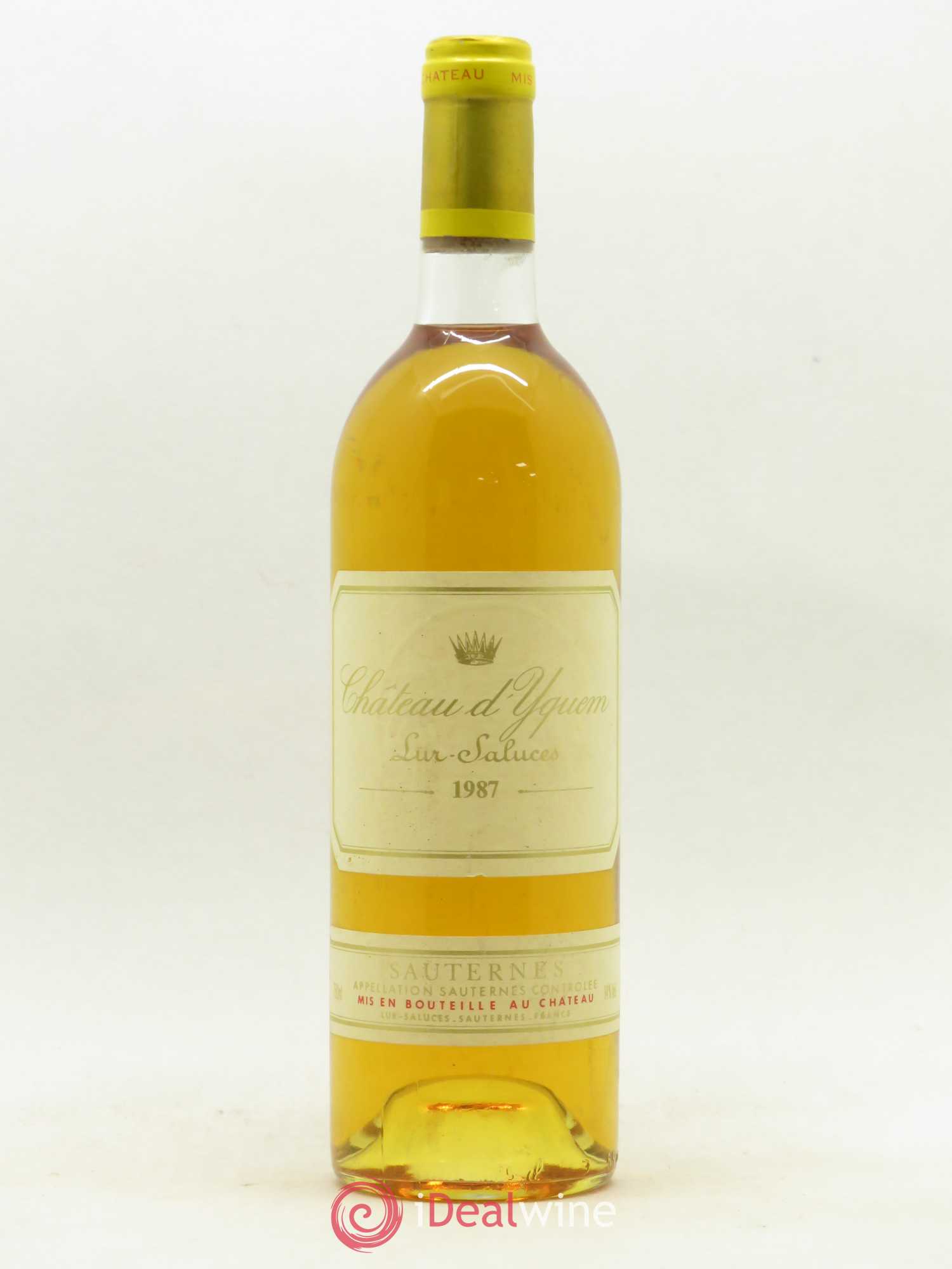 Château d' Yquem 1er Cru Classé Supérieur 1987 - Lotto di 1 bottiglia - 0