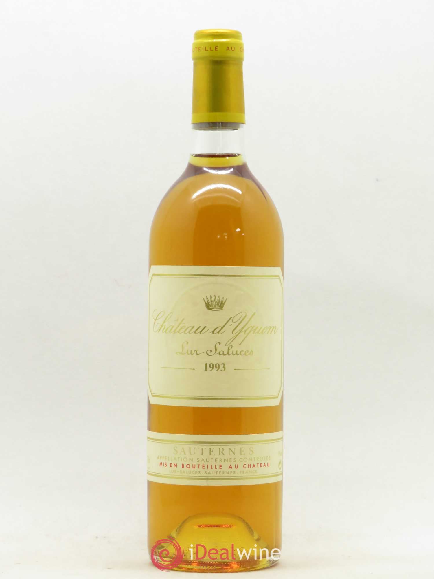 Château d' Yquem 1er Cru Classé Supérieur 1993 - Lotto di 1 bottiglia - 0